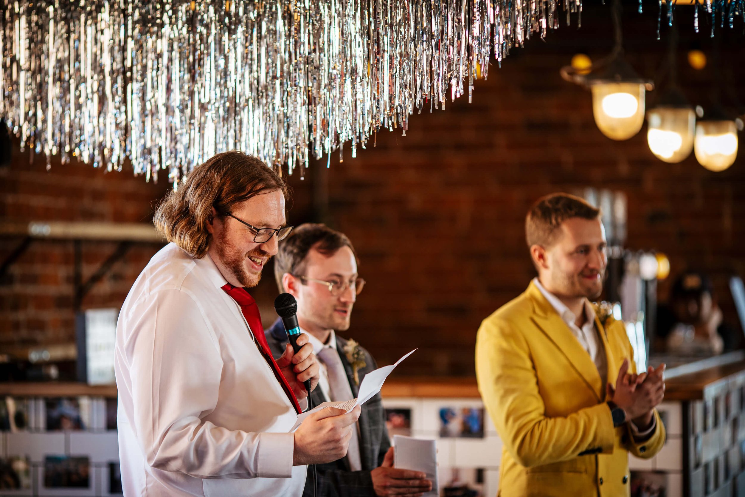 Best man's speech at a Northern Monk Refectory wedding