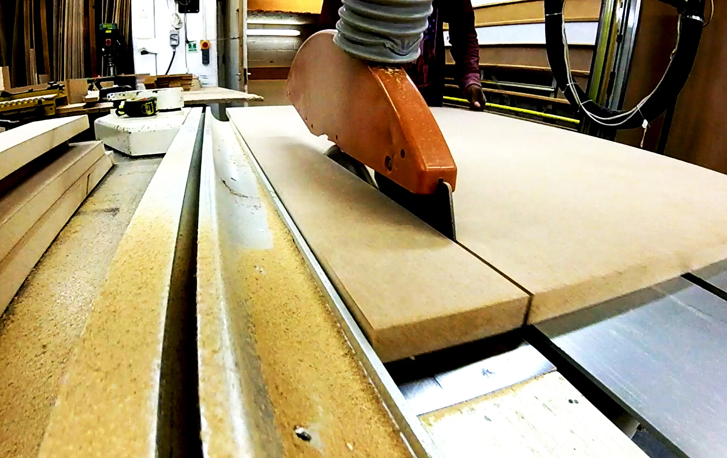 Sculpchair is made of 144 pieces of mdf. This is where I wood usually use a pun but it's pine, I'll hold off.