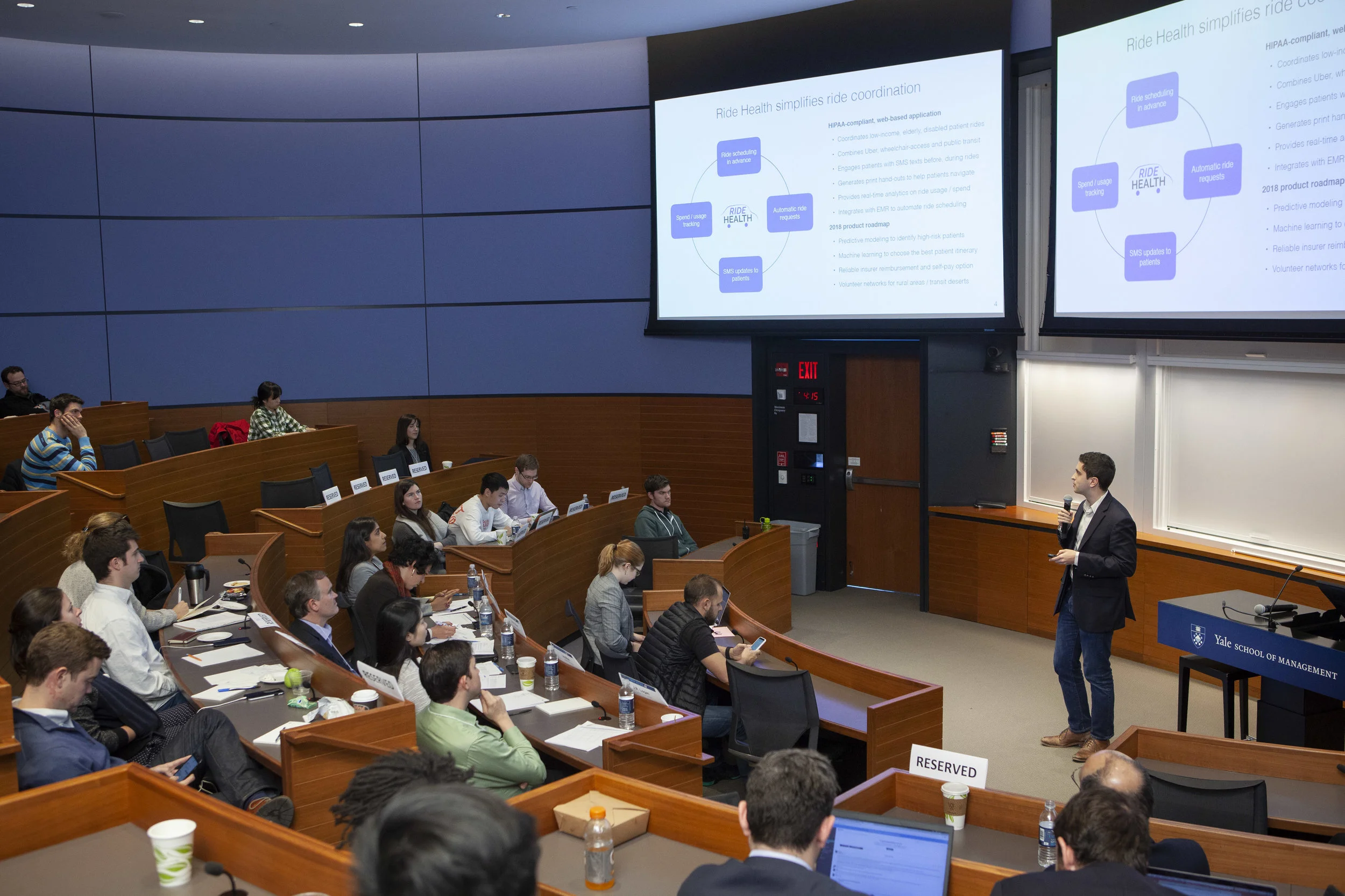 Ride Health pitching for the 2018 Miller Prize