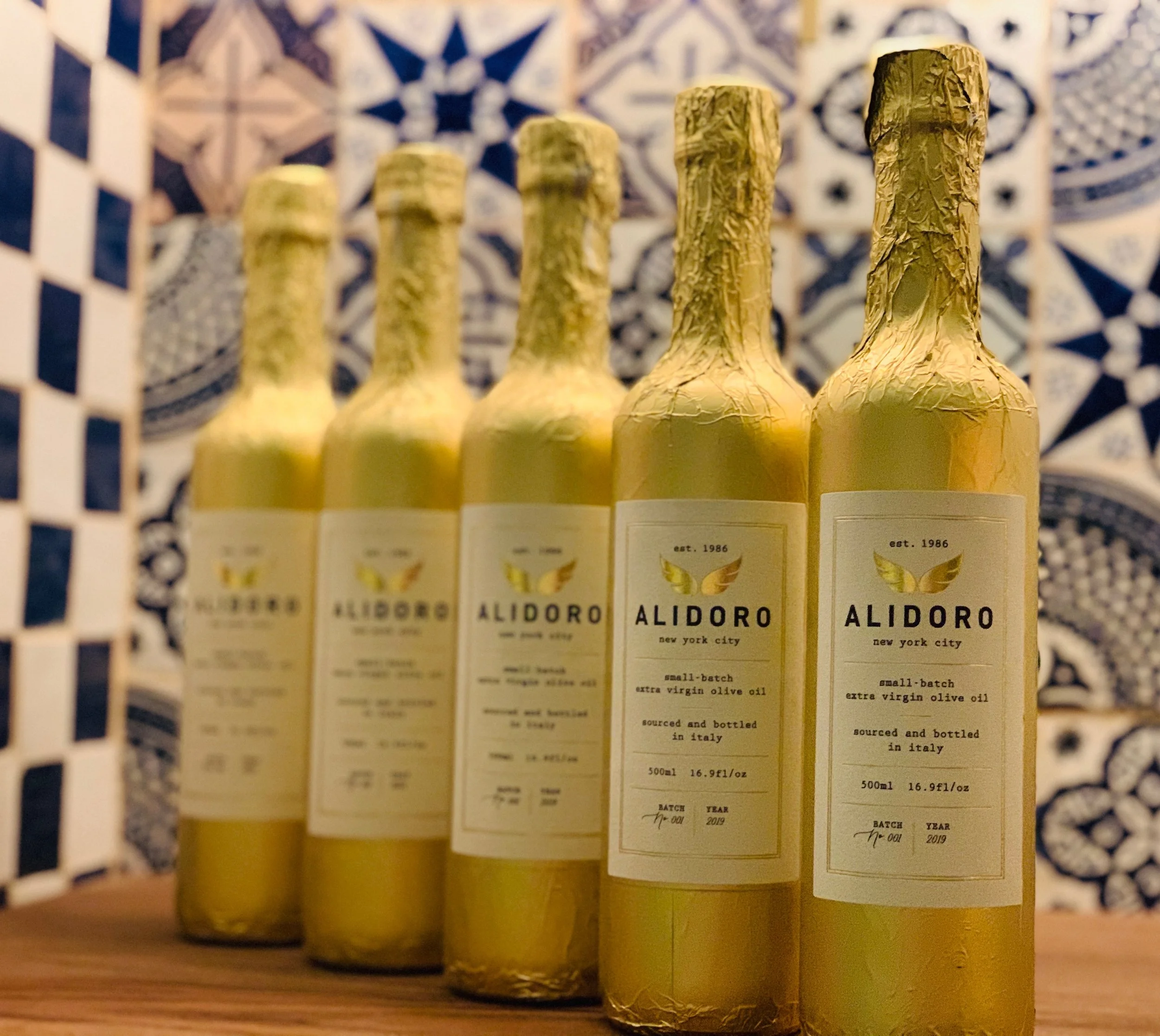   ALIDORO  label and bottle design for EVOO 