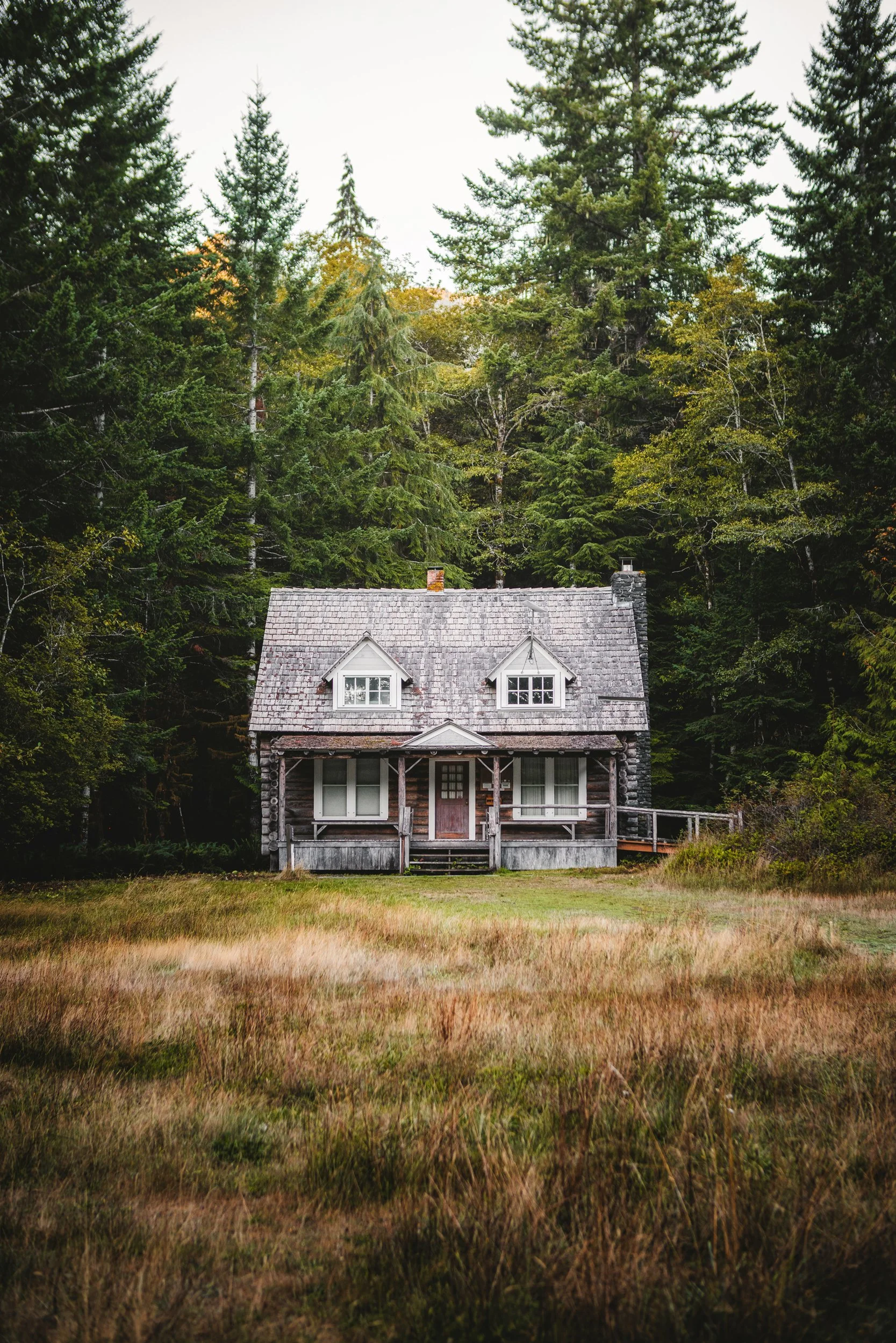 The historic Storm King Ranger Station on the shore of Lake Crescent, Olympic National Park, Washington, by Ryan L. Smith