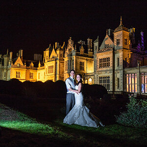 Night time Stoke Rochford Hall, Wedding Photography Peterborough (Copy)