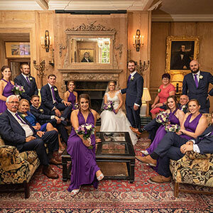 Amazing Wedding Group shot at Anstey Hall, Cambridge (Copy)