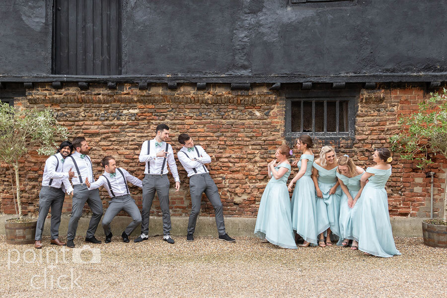 Fun group shot wedding photography, Peterborough (Copy)