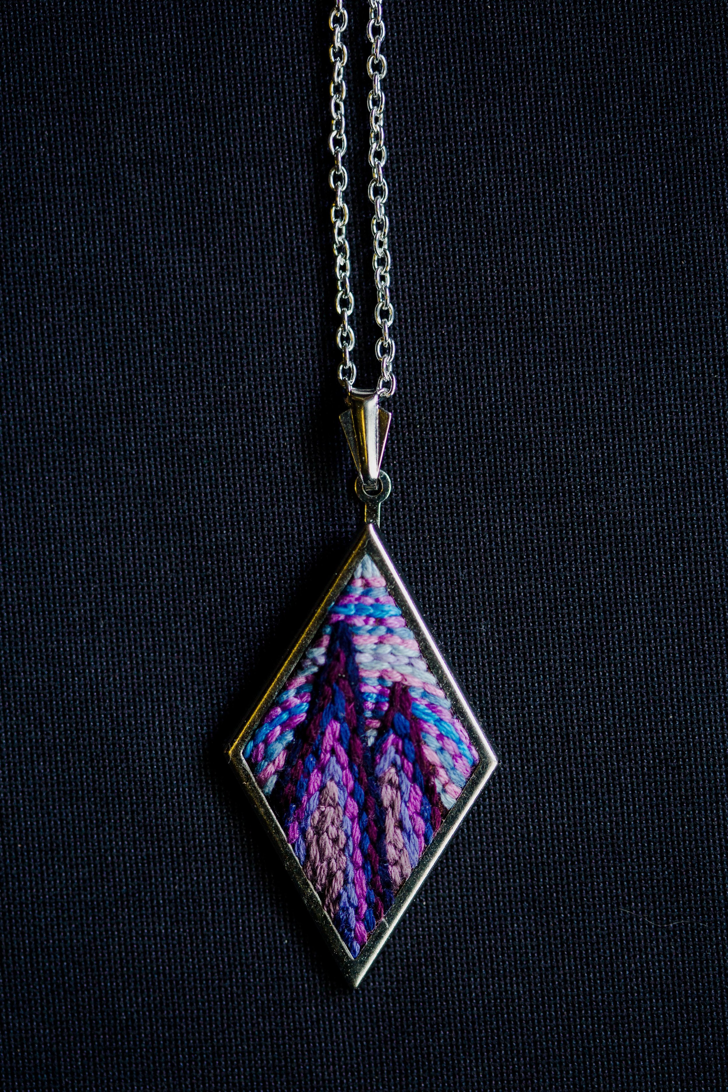 Embroidered Pendant