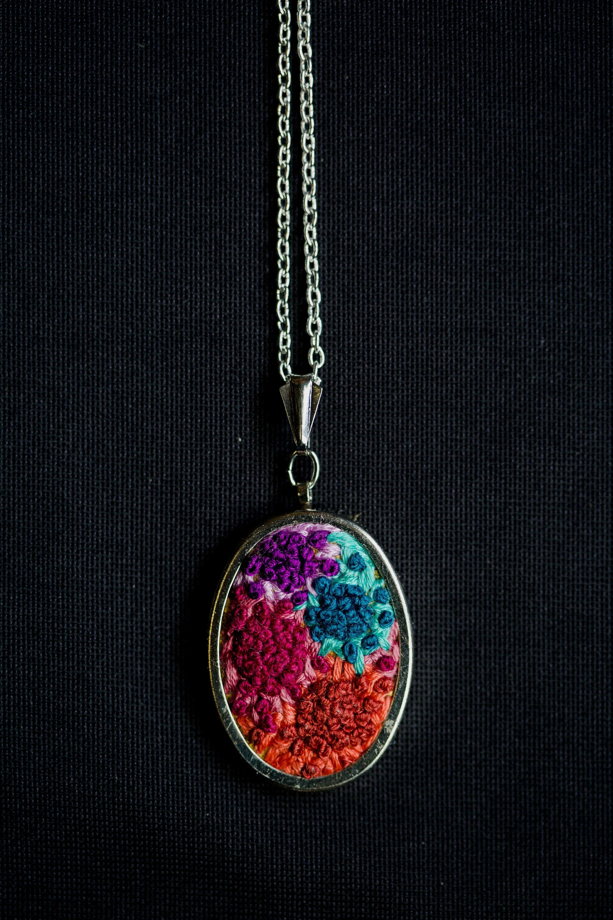 Embroidered Pendant