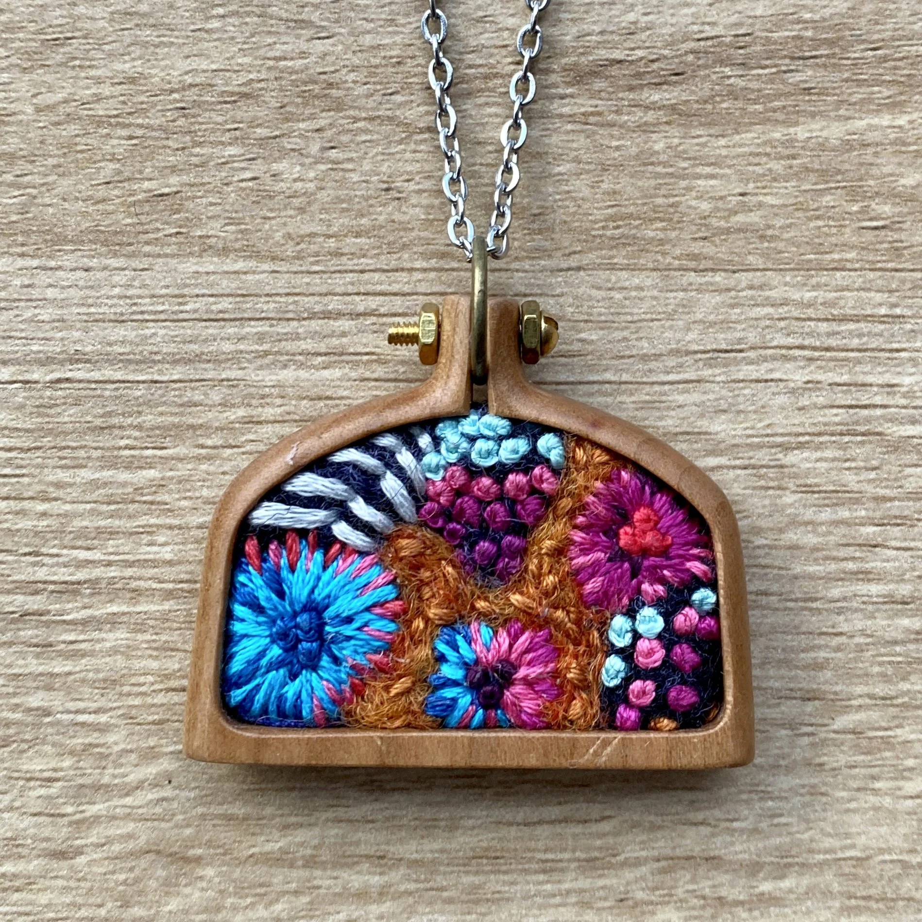 No.1 Cherry Wood Pendant