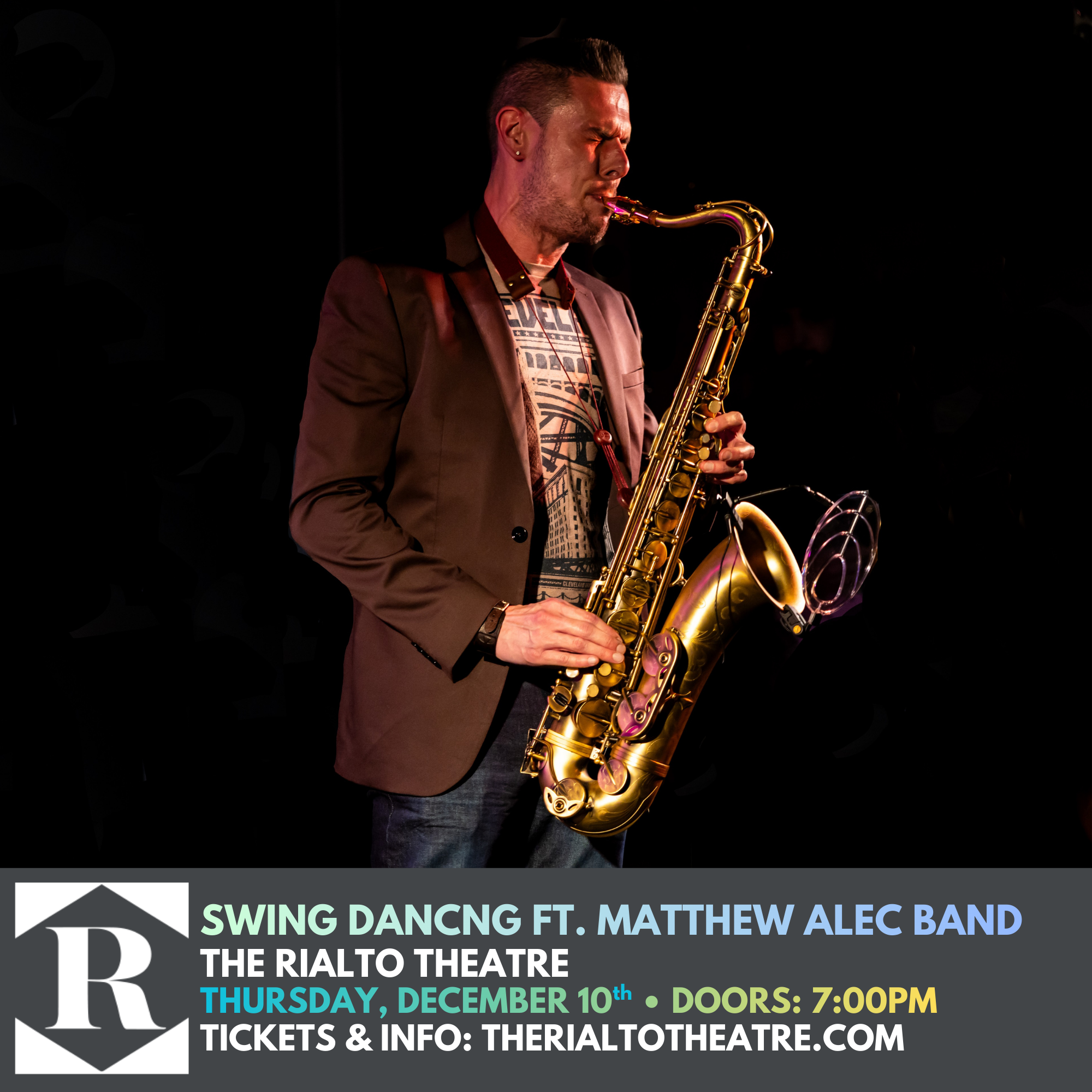 SWING DANCING @ THE RIALTO Ft. Matthew Alec Band! 