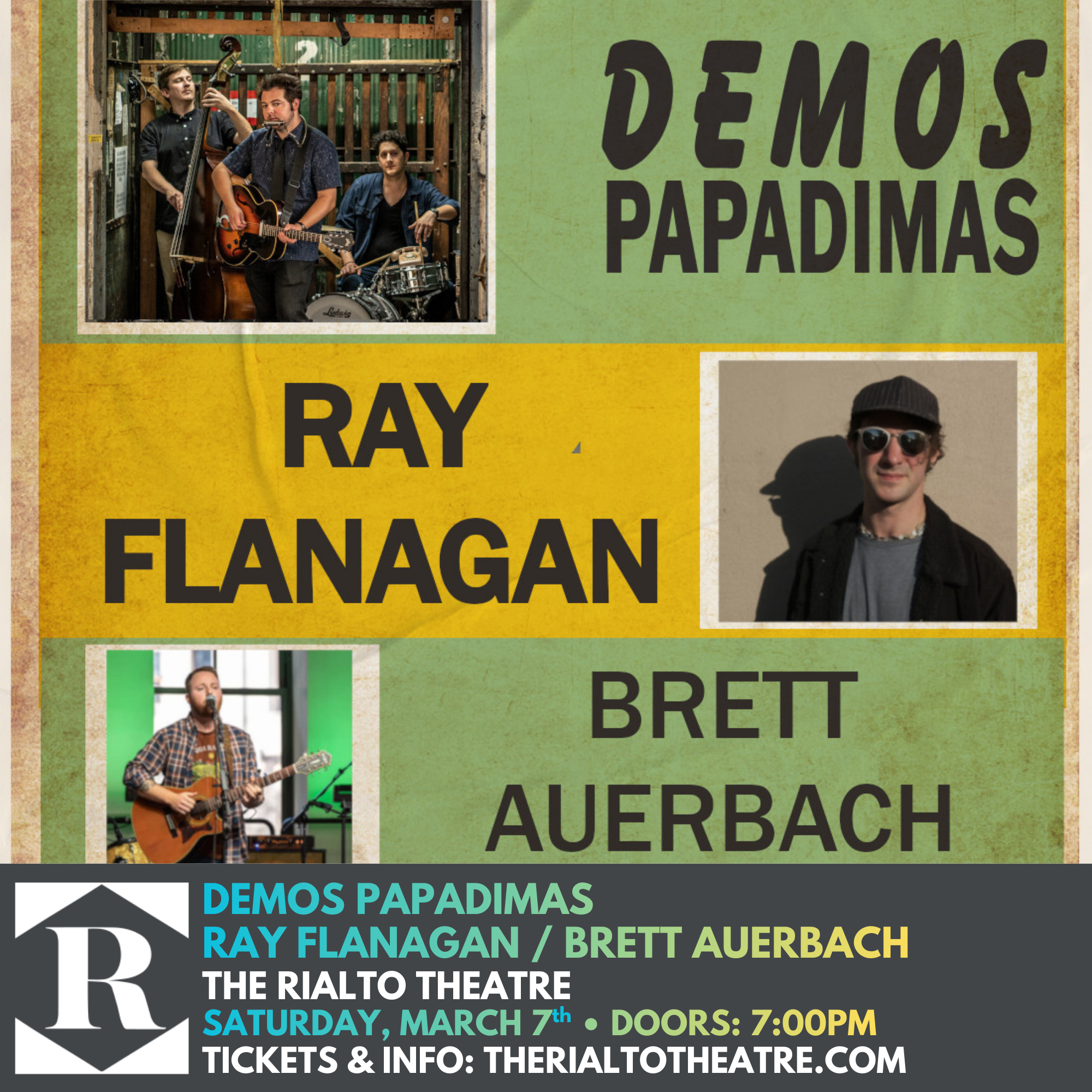 Demos Papadimas / Ray Flanagan / Brett Auerbach - 01/02/2026 