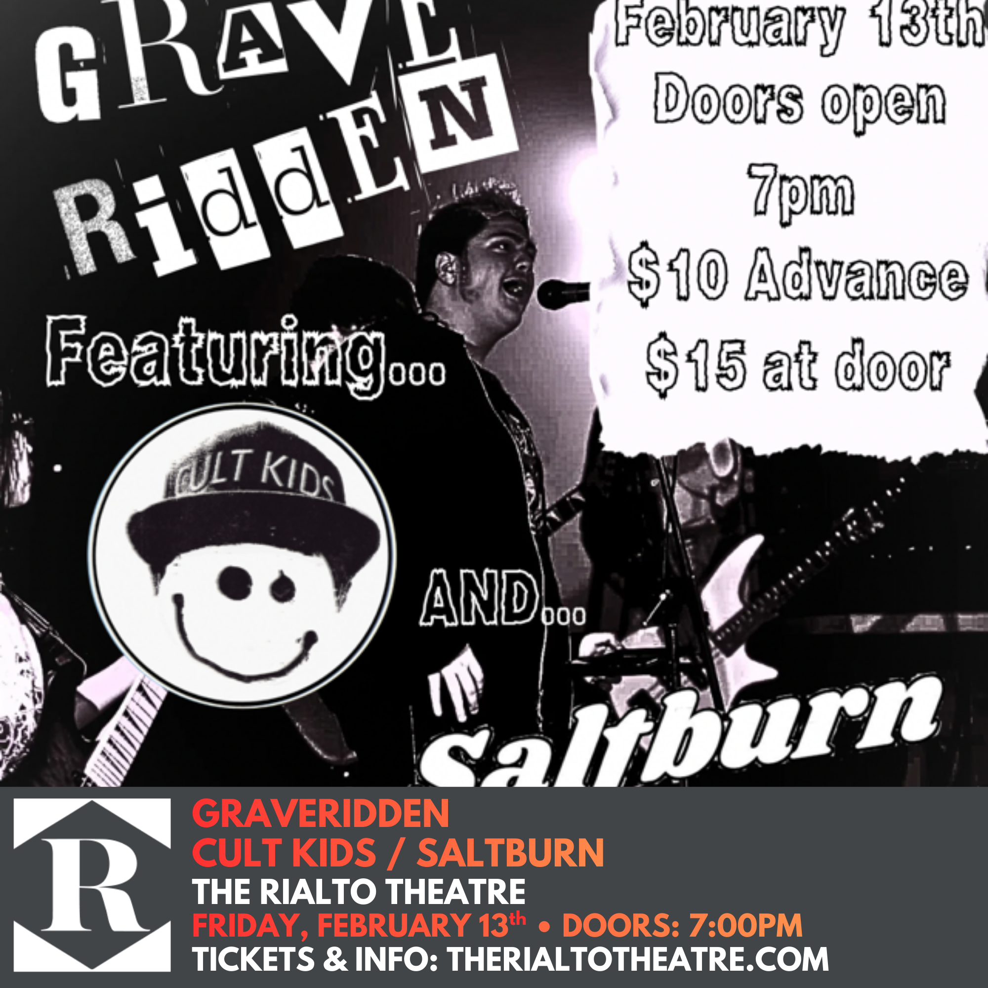 GraveRidden / Cult Kids / Saltburn - 02/13/2026