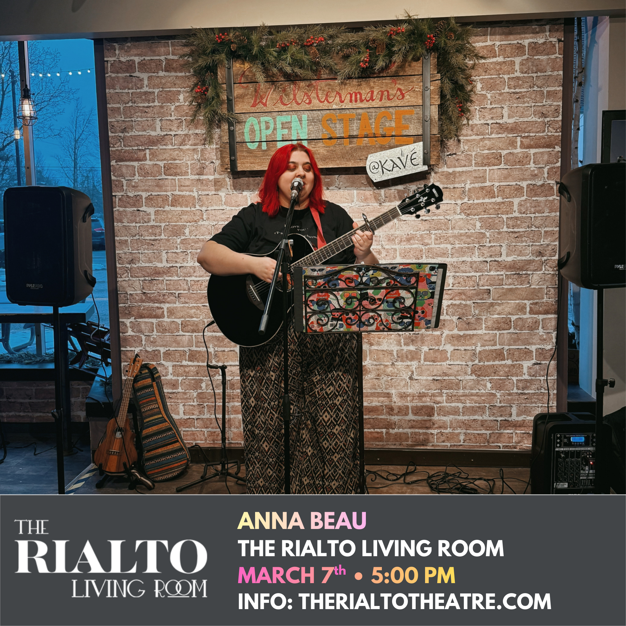 Anna Beau in The Rialto Living Room - 03/07/2026