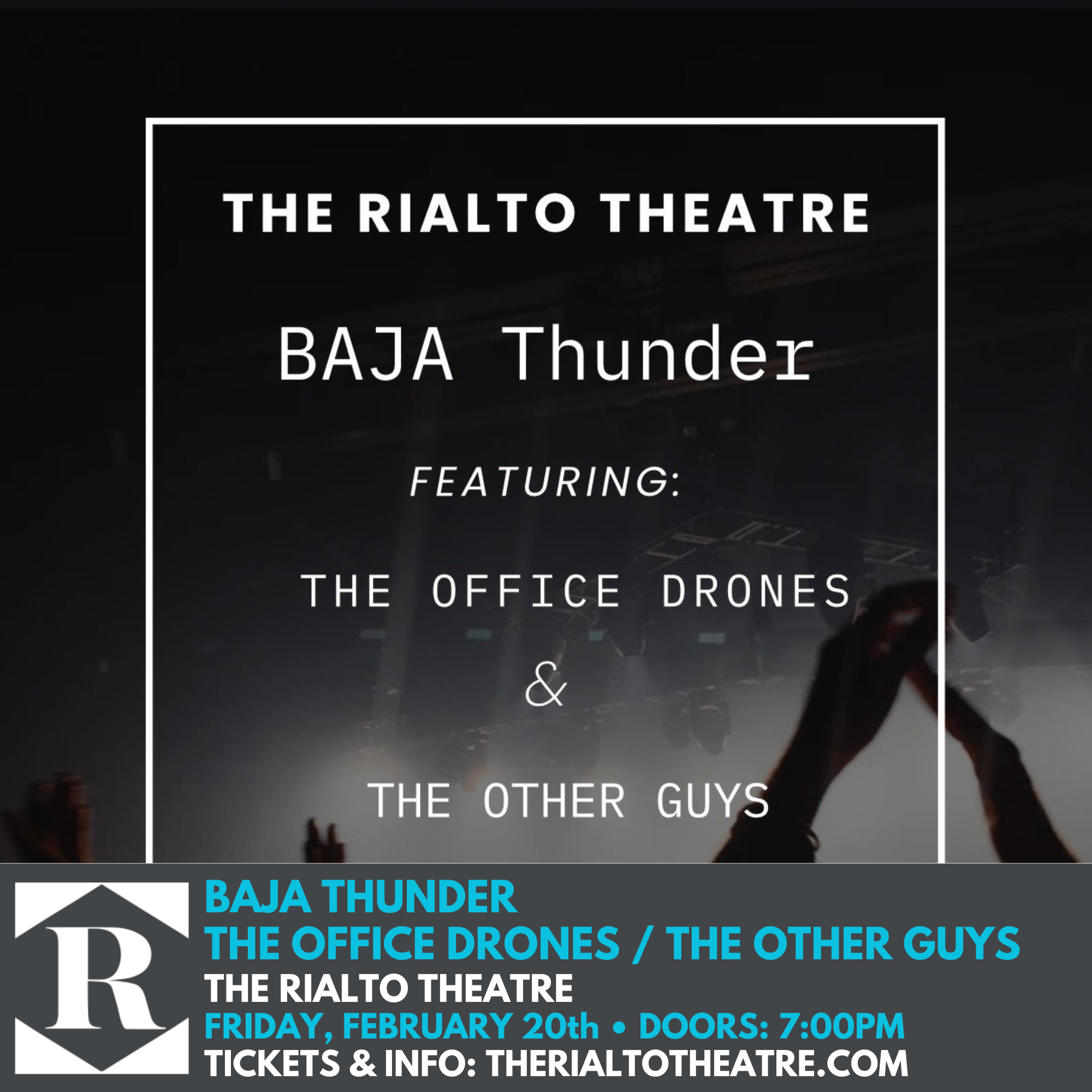 BAJA THUNDER / THE OFFICE DRONES / THE OTHER GUYS - 02/20/2026