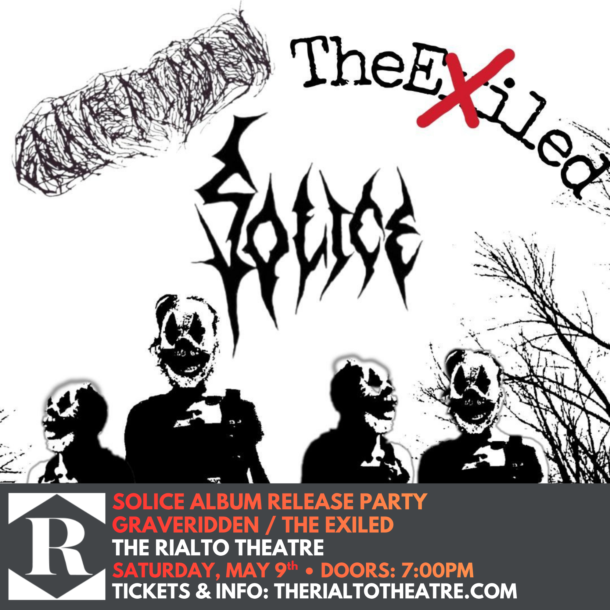 Solice Album Release Party W/ Graveridden / The Exiled - 05/09/2026 
