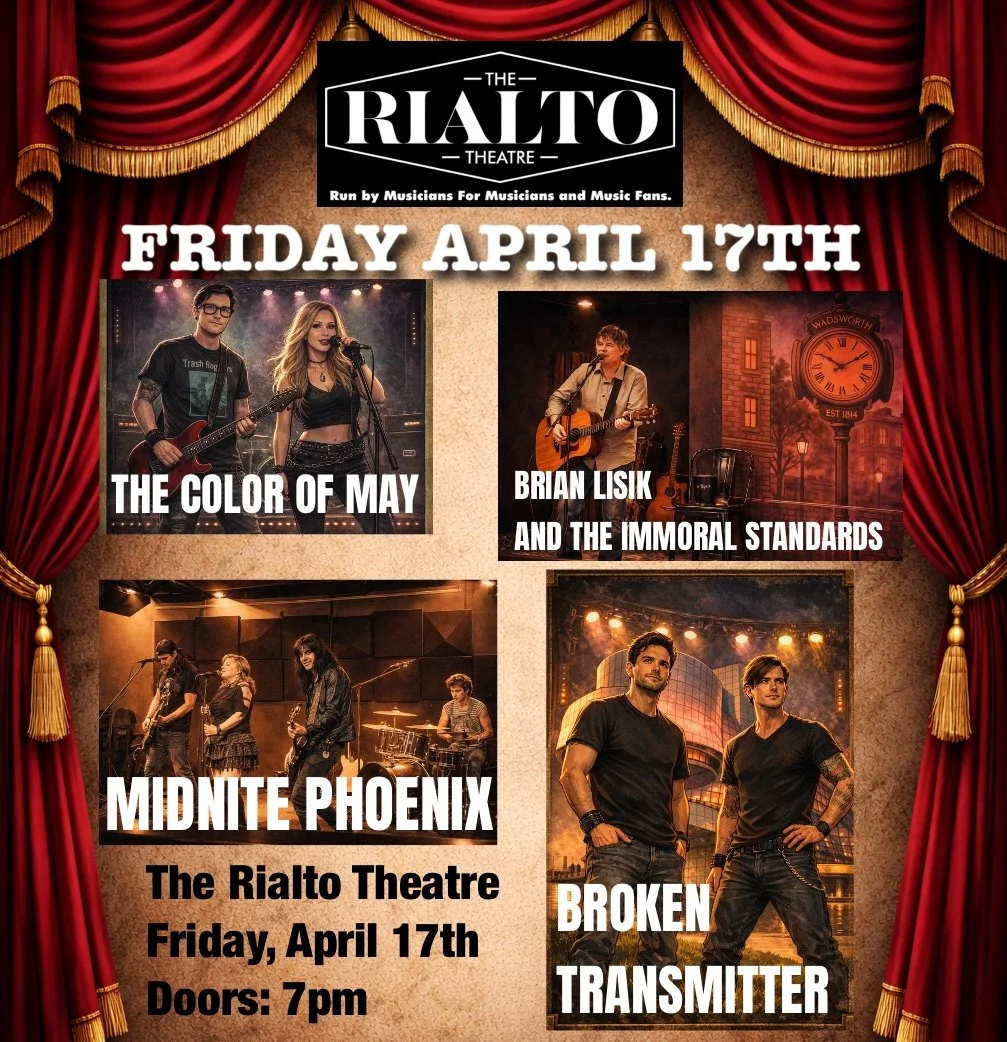 Broken Transmitter / Midnite Phoenix / Brian Lisik and the Immoral Standards / The Color of May - 04/17/2026