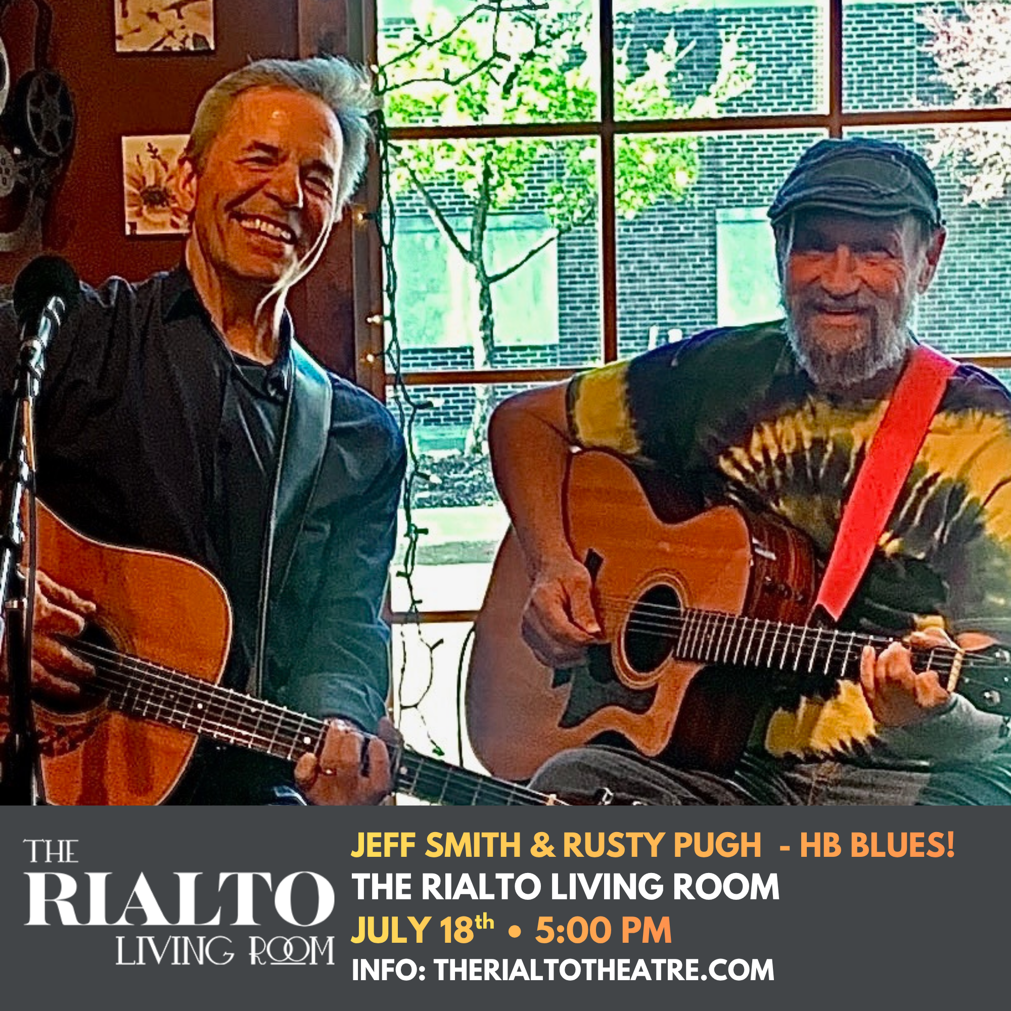 JEFF SMITH &amp; RUSTY PUGH - HB BLUES! - 07/18/2026 