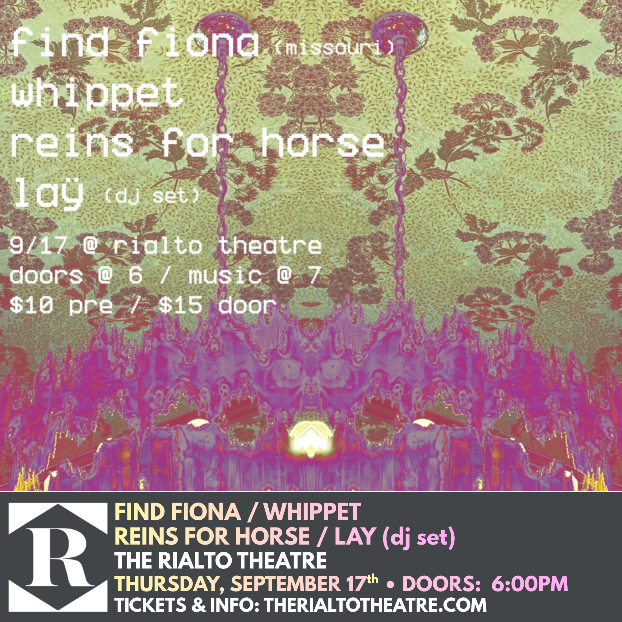 FIND Fiona / Whippet / Reins for Horse / Lay (dj set) - 09/17/2026 