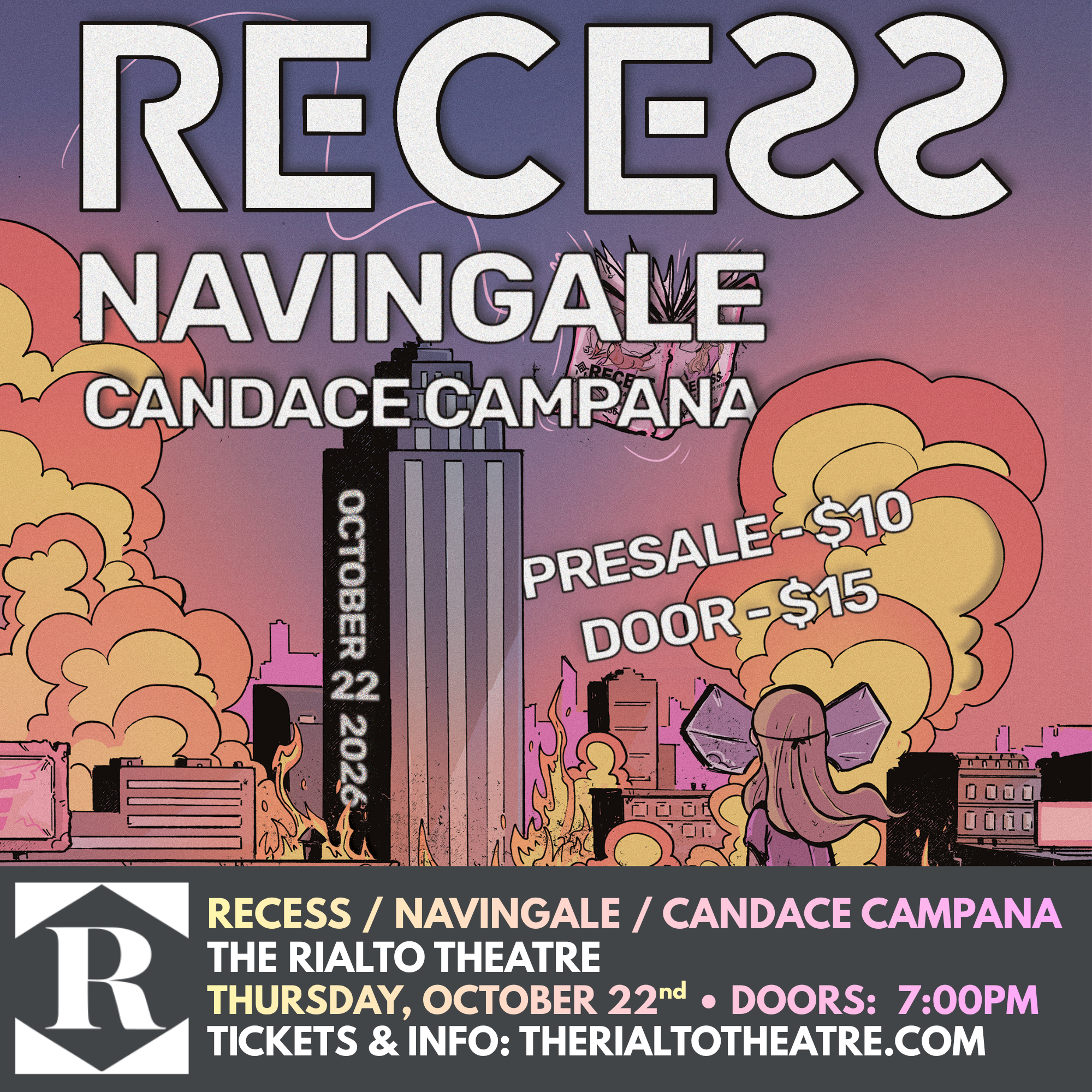 RECESS / NAVINGALE / CANDACE CAMPANA - 10/22/2026 