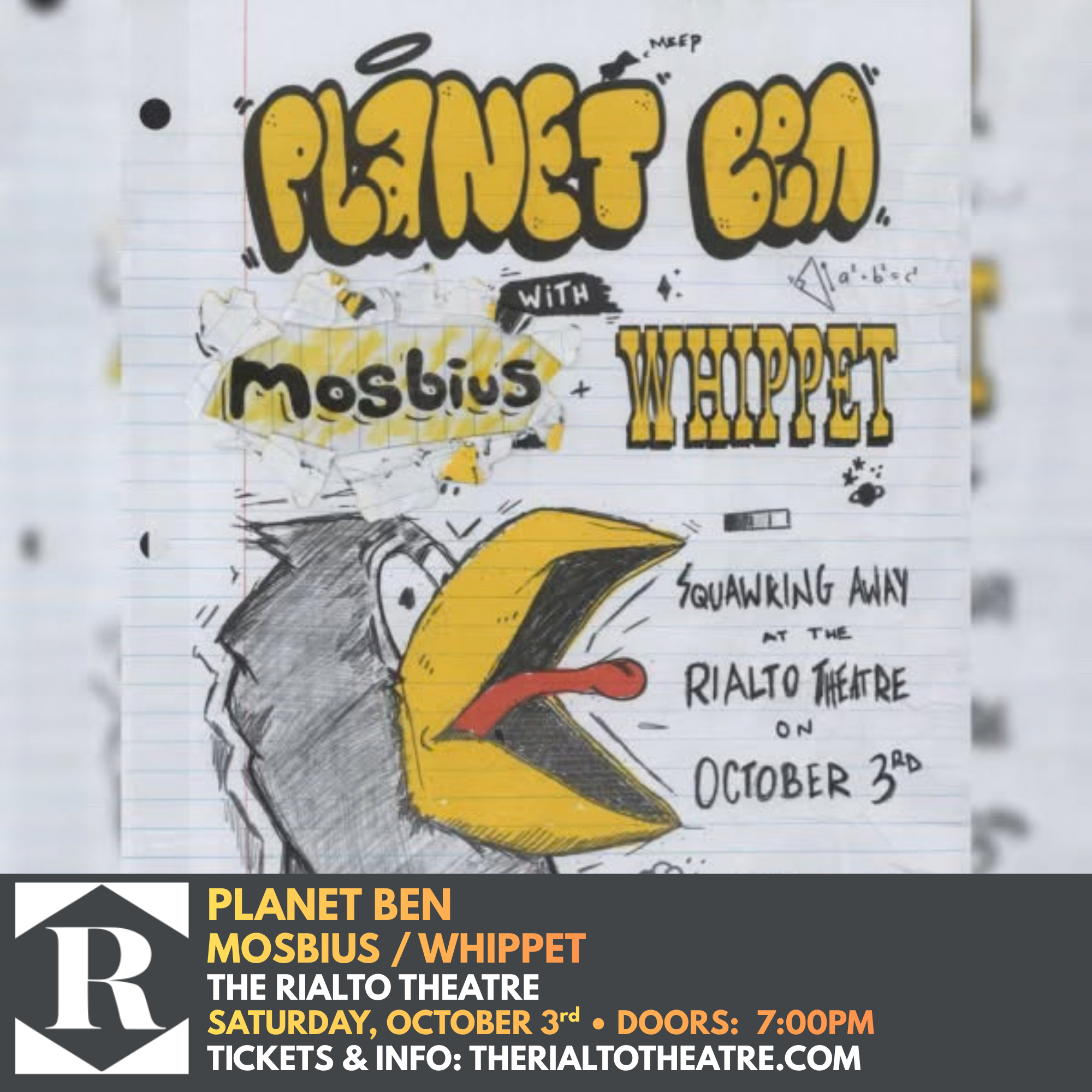 PLANET BEN / MOSBIUS / WHIPPET - 10/03/2026 