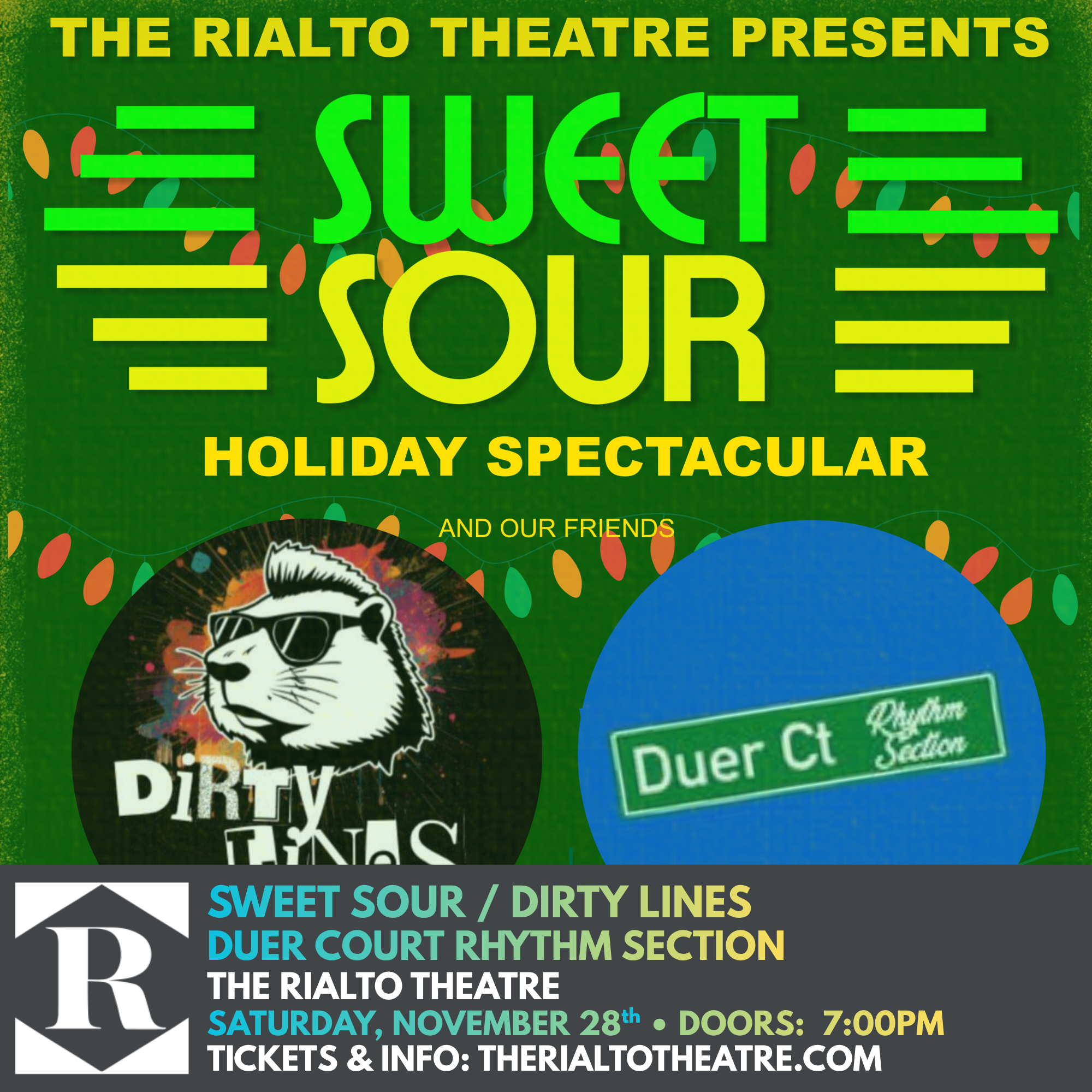 Sweet Sour / Duer Court Rhythm Section / Dirty Lines - 11/28/2026 