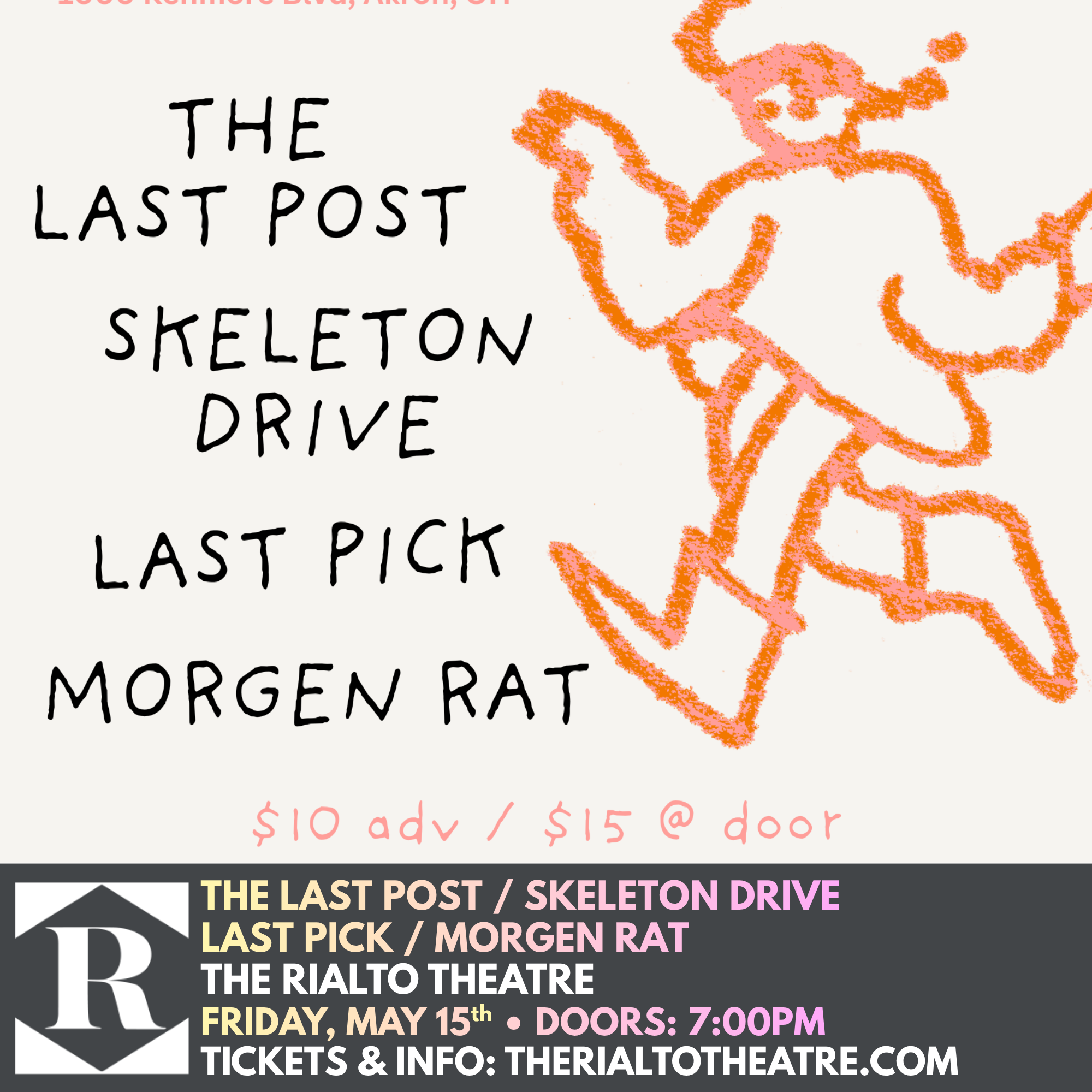 THE LAST POST / SKELETON DRIVE / LAST PICK / MORGEN RAT - 05/15/2026