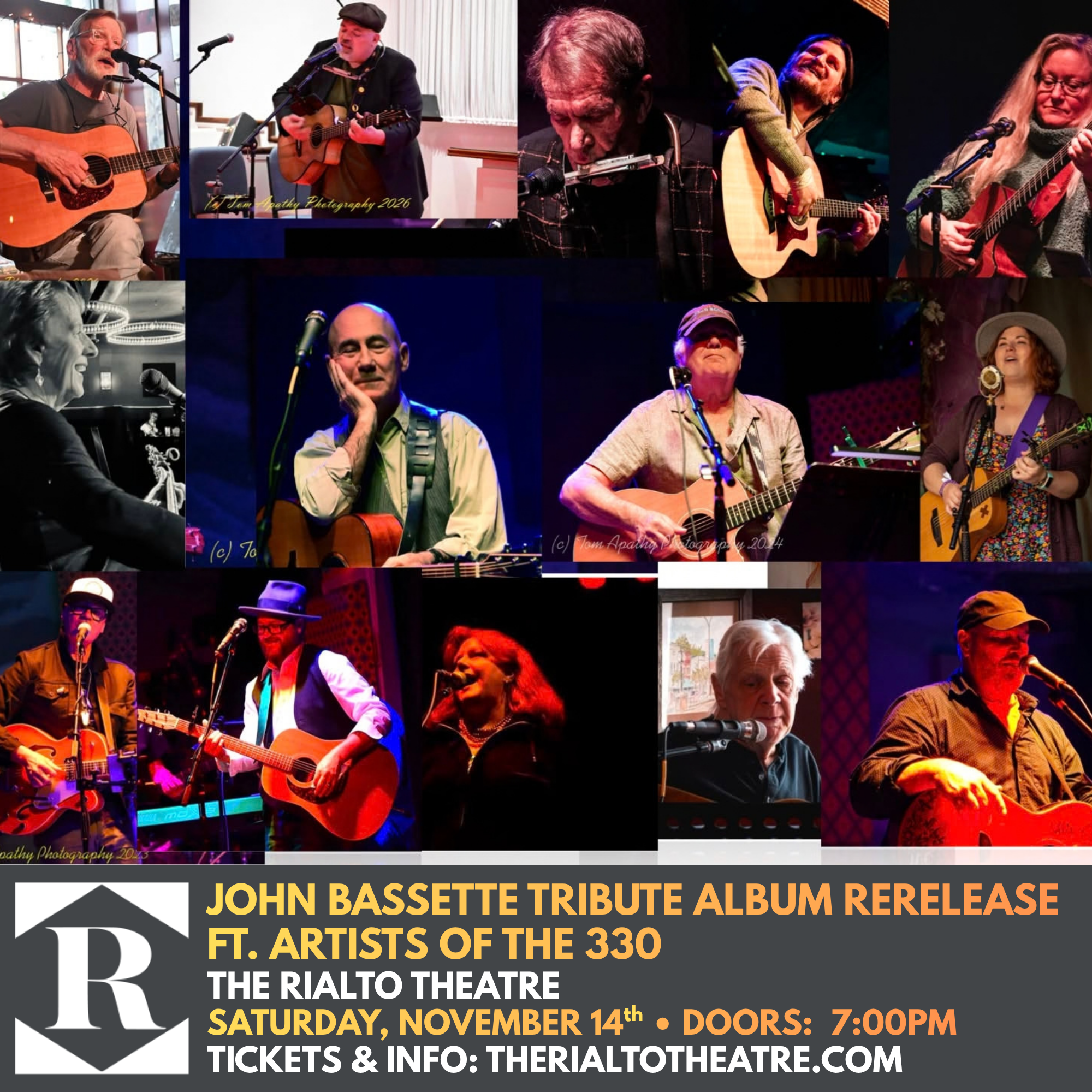 JOHN BASSETTE TRIBUTE ALBUM RERELEASE FT. ARTISTS OF THE 330 - 11/14/2026