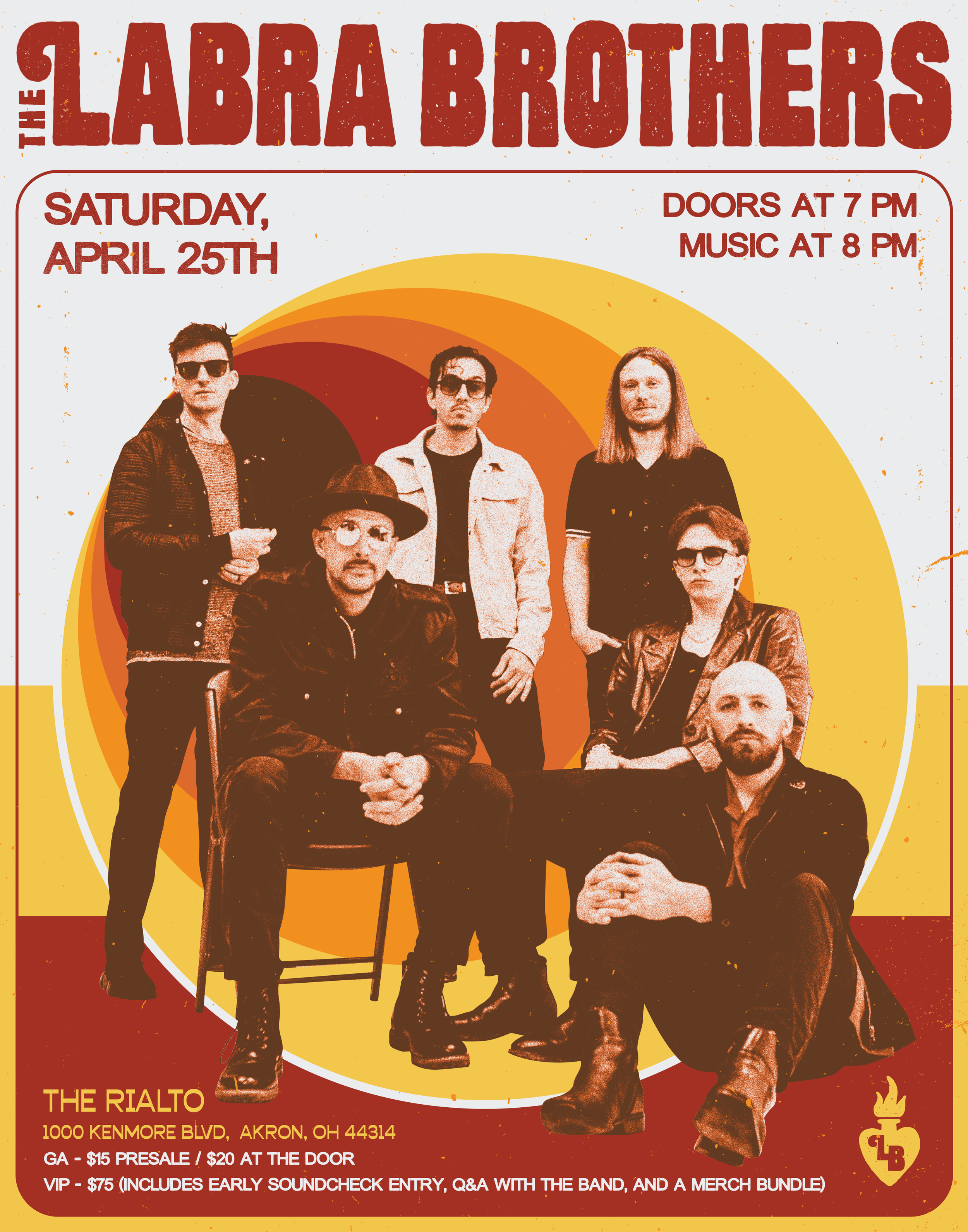 The Labra Brothers - 04/25/2026 — The Rialto Theatre