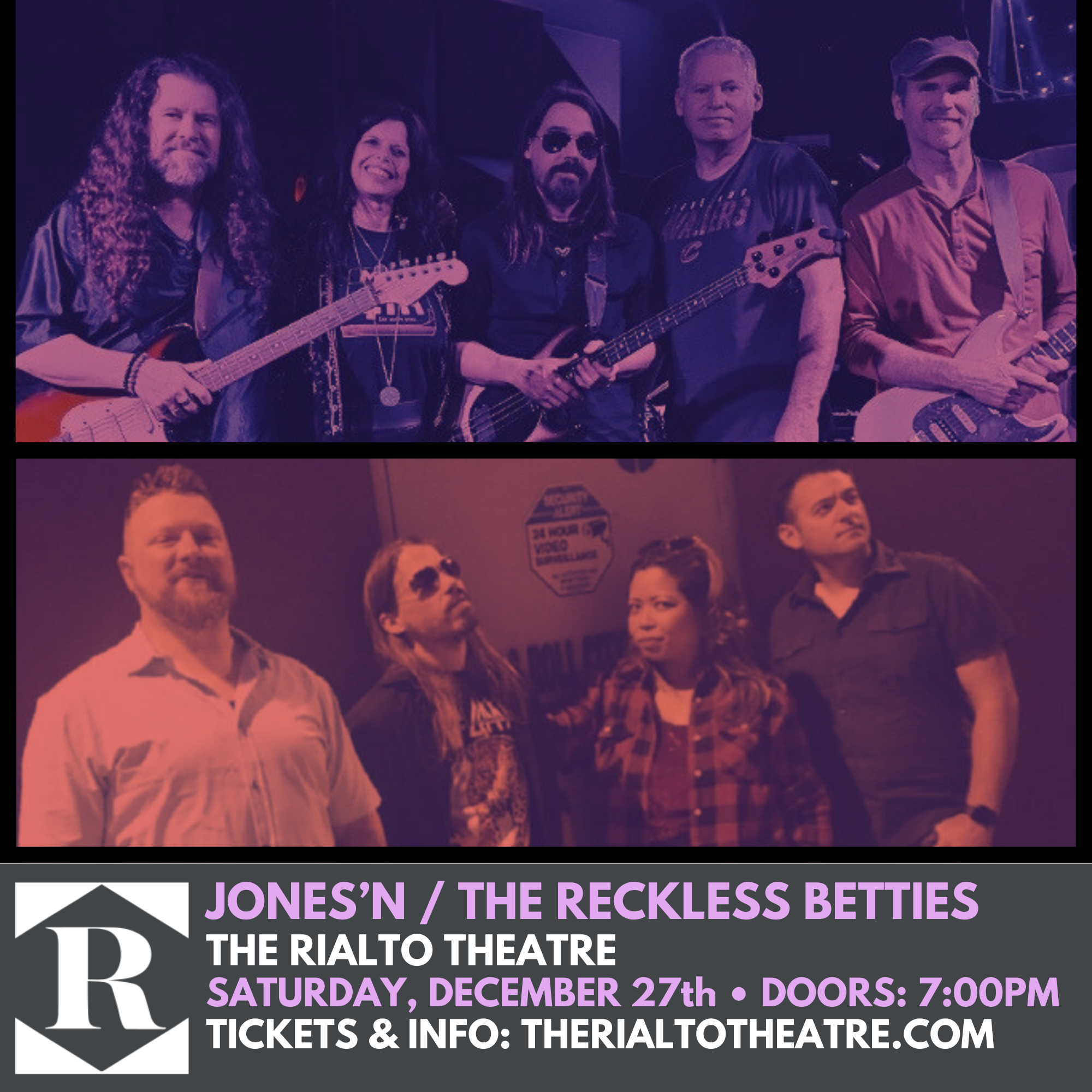 JONES’N / THE RECKLESS BETTIES - 12/27/2025