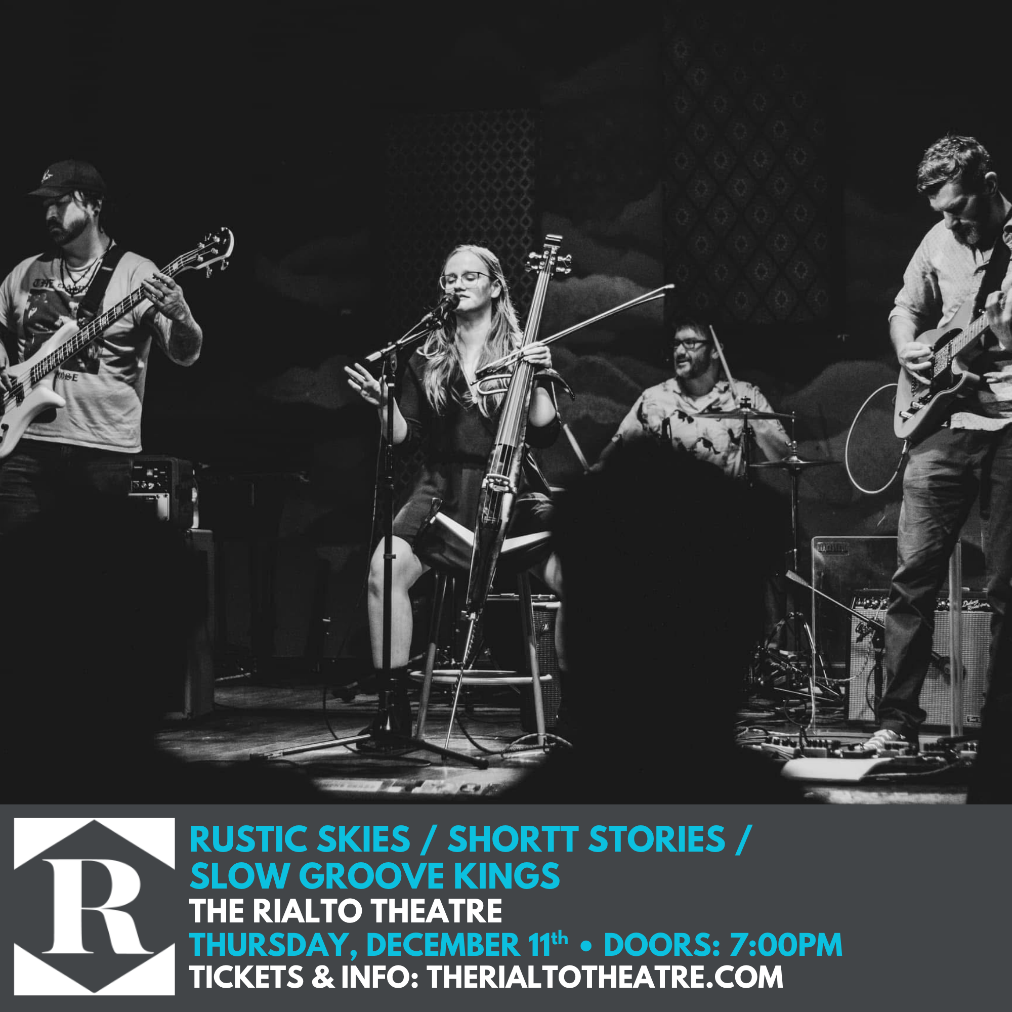 RUSTIC SKIES / SLOW GROOVE KINGS / SHORTT STORIES - 12/11/2025