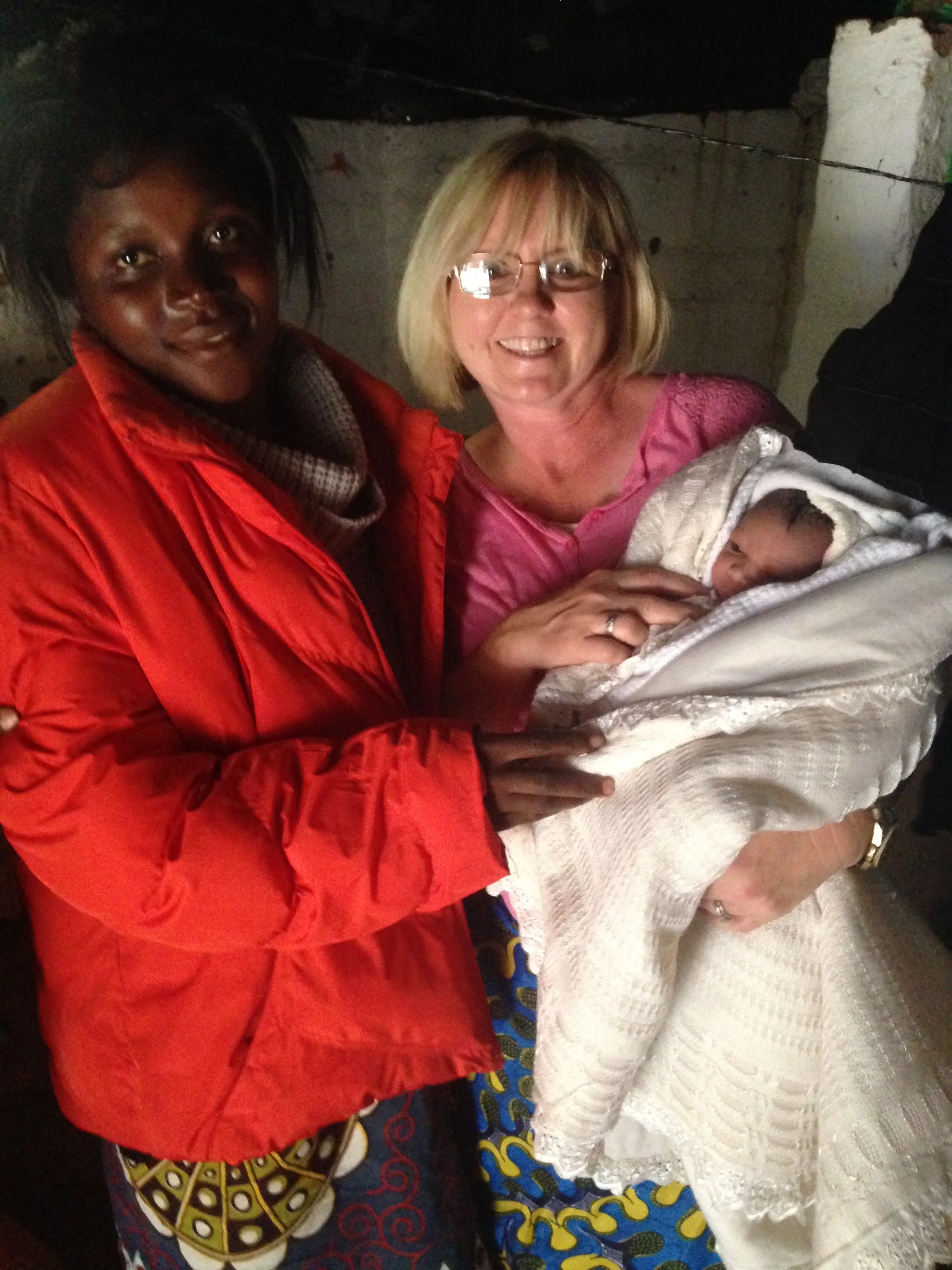 A NEW born baby (Abigail) with her mom-10 minutes post delivery 