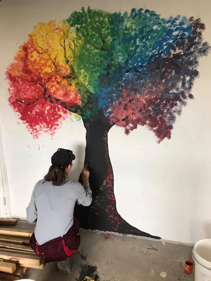 Another painting in the hallway of Clinic of Hope