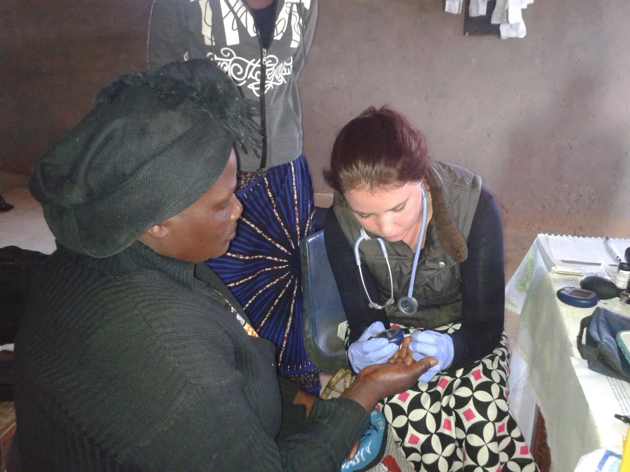 A medical student involved in an outreach for one of the local churches