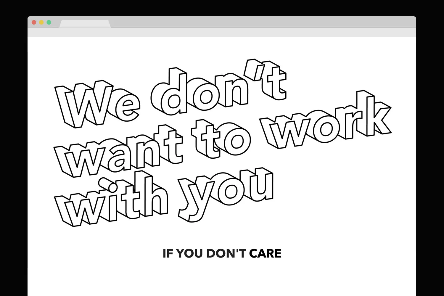 Along with the web design and web development, which presents and communicates our purpose, we created screen printed, hand sewn zines to convey our message in an authentic and careful way. As an ongoing project, we are currently accepting care submissions at wdwtwwy.com