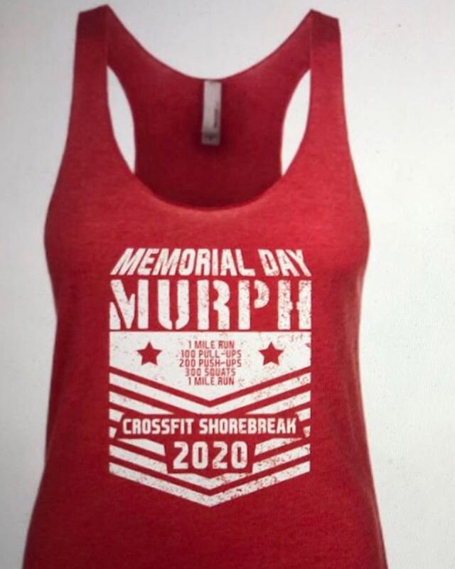 MURPH SHIRTS 2020 LIVE!! Order yours now (link below) before they run out!! #murph #murphchallenge #supportlocalbusiness #crossfitshorebreak
https://docs.google.com/forms/d/1OaohF258hrvMsxRzwaKxqXSDgfYqFECRNcCQad5itT4/edit