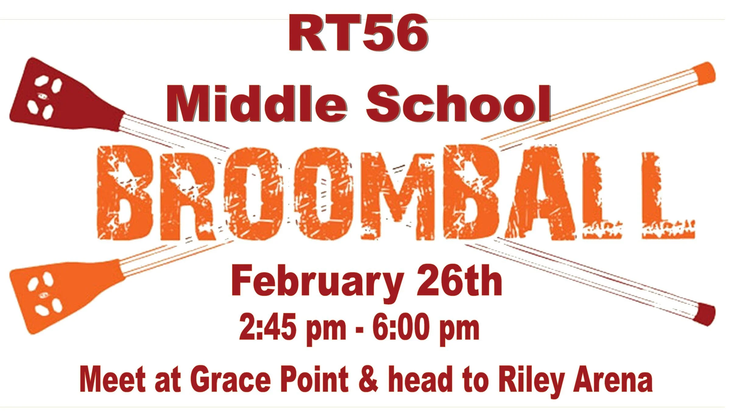 RT56 &amp; Middle School Broom Ball