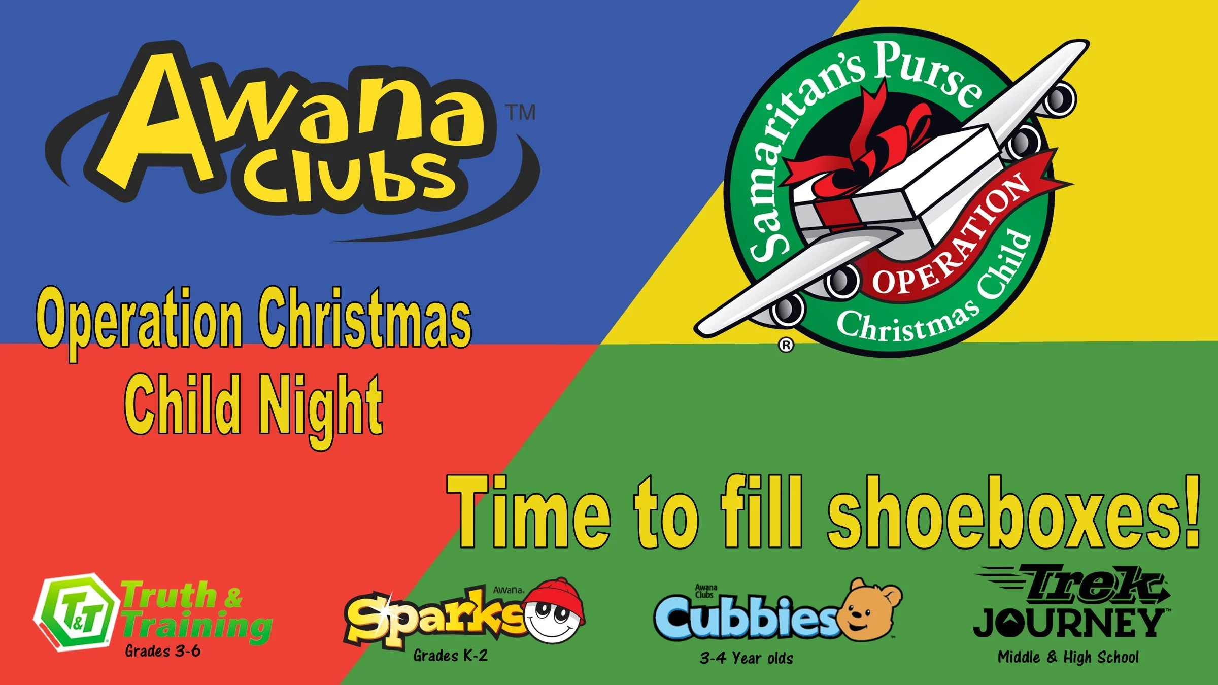 AWANA - Operation Christmas Child &amp; Store
