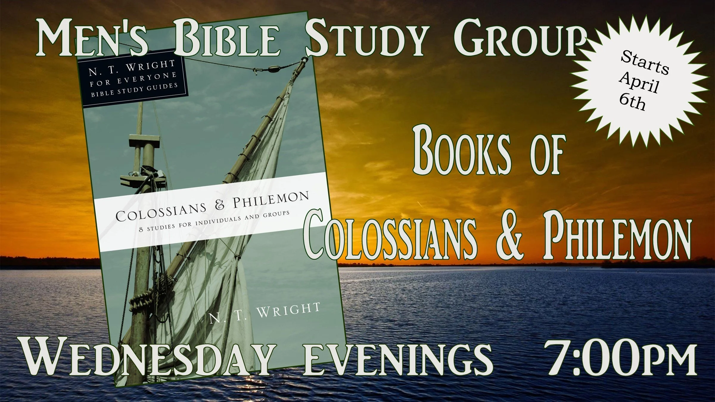 Men's Wednesday Night Study