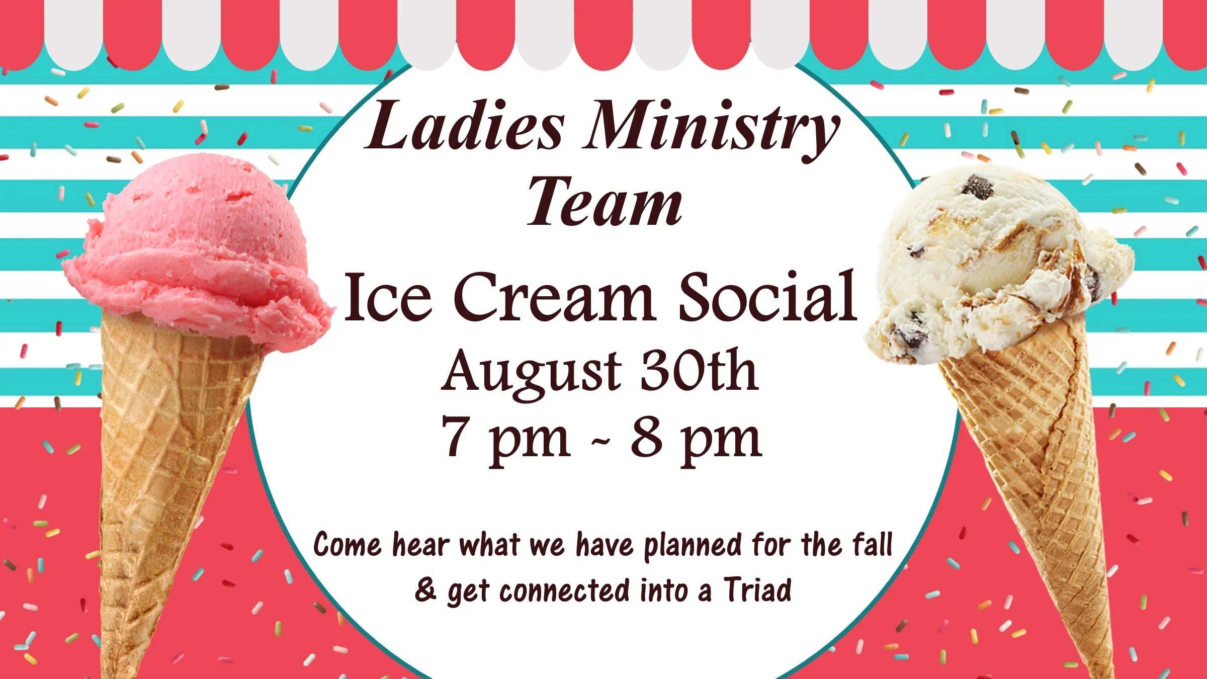 Ladies Ice Cream Social