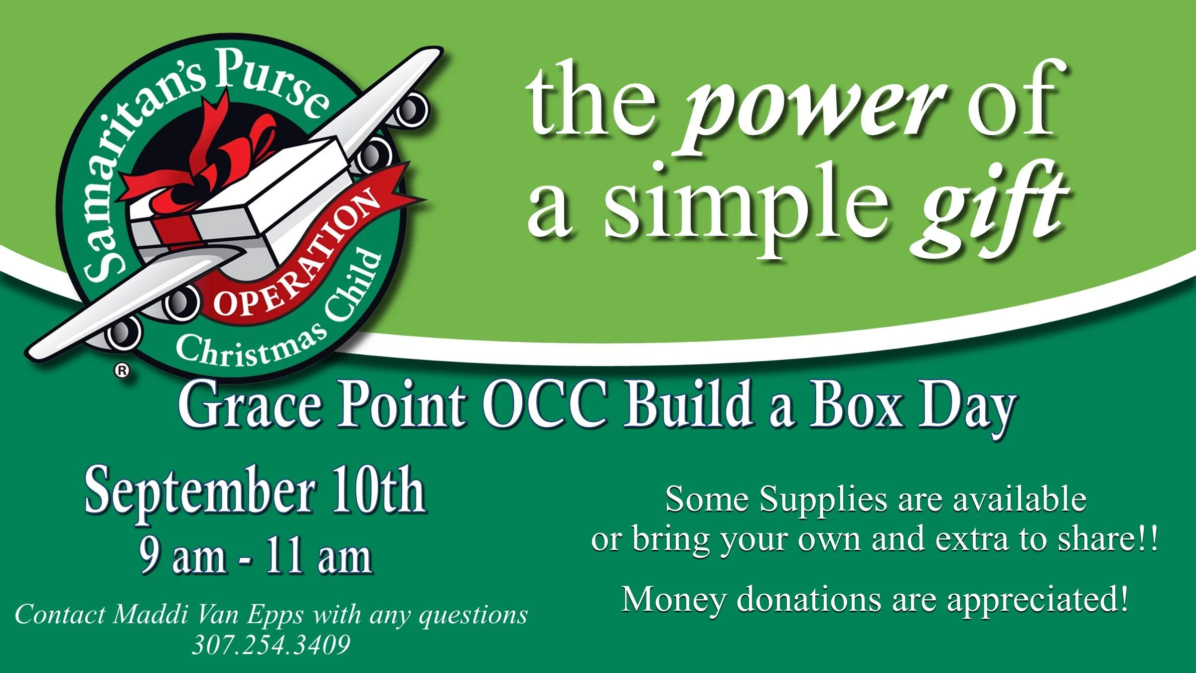 Grace Point OCC Build a Box Day