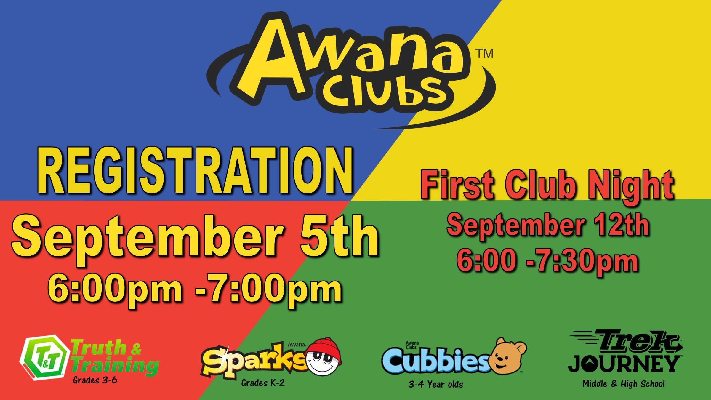 AWANA Registration
