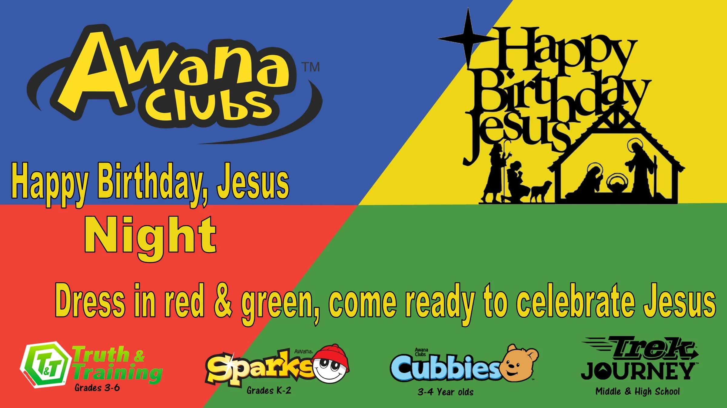 Awana Happy Birthday Jesus