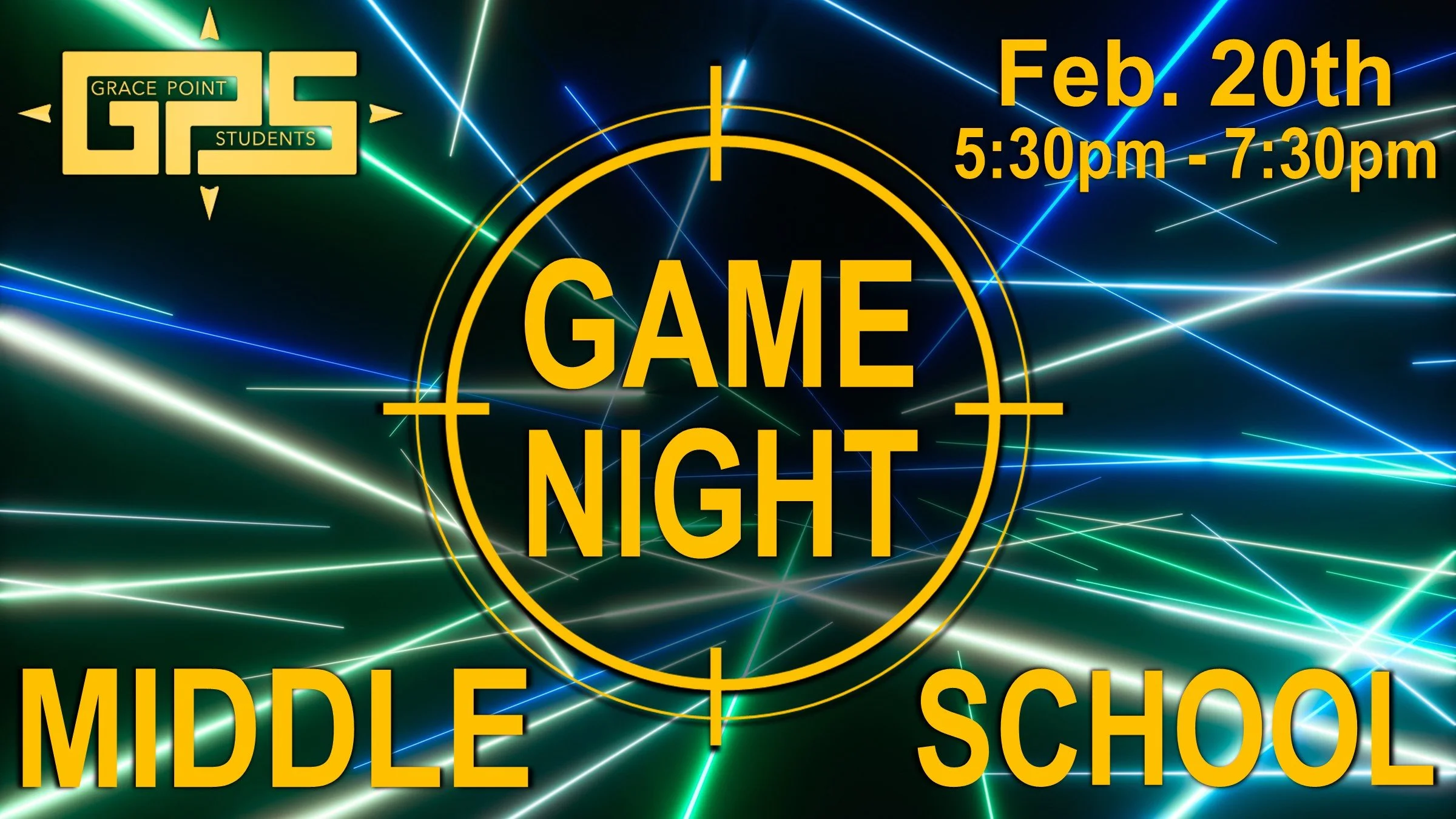 GPS Middle School Game Night