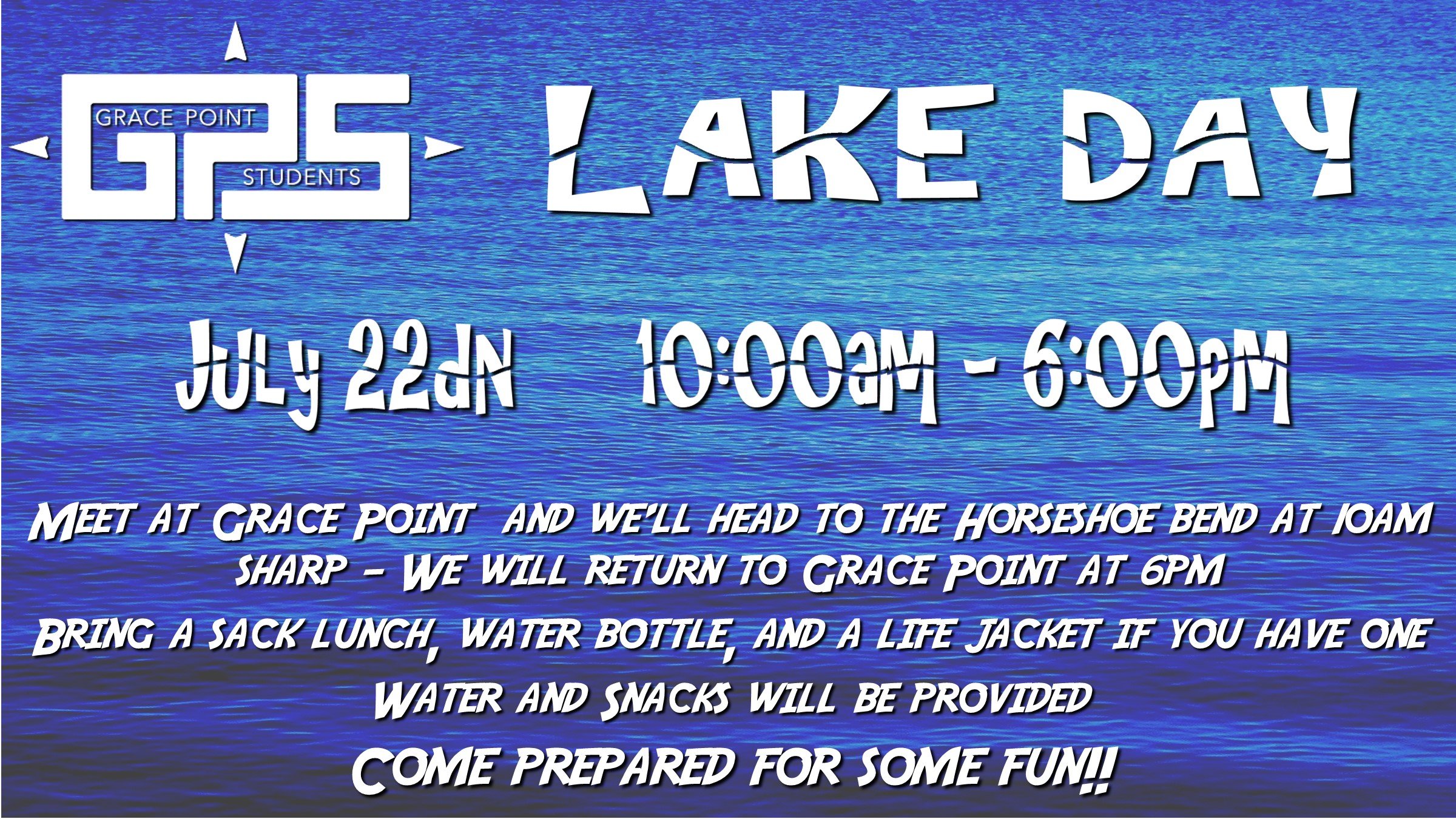 GPS MS &amp; HS Lake Day