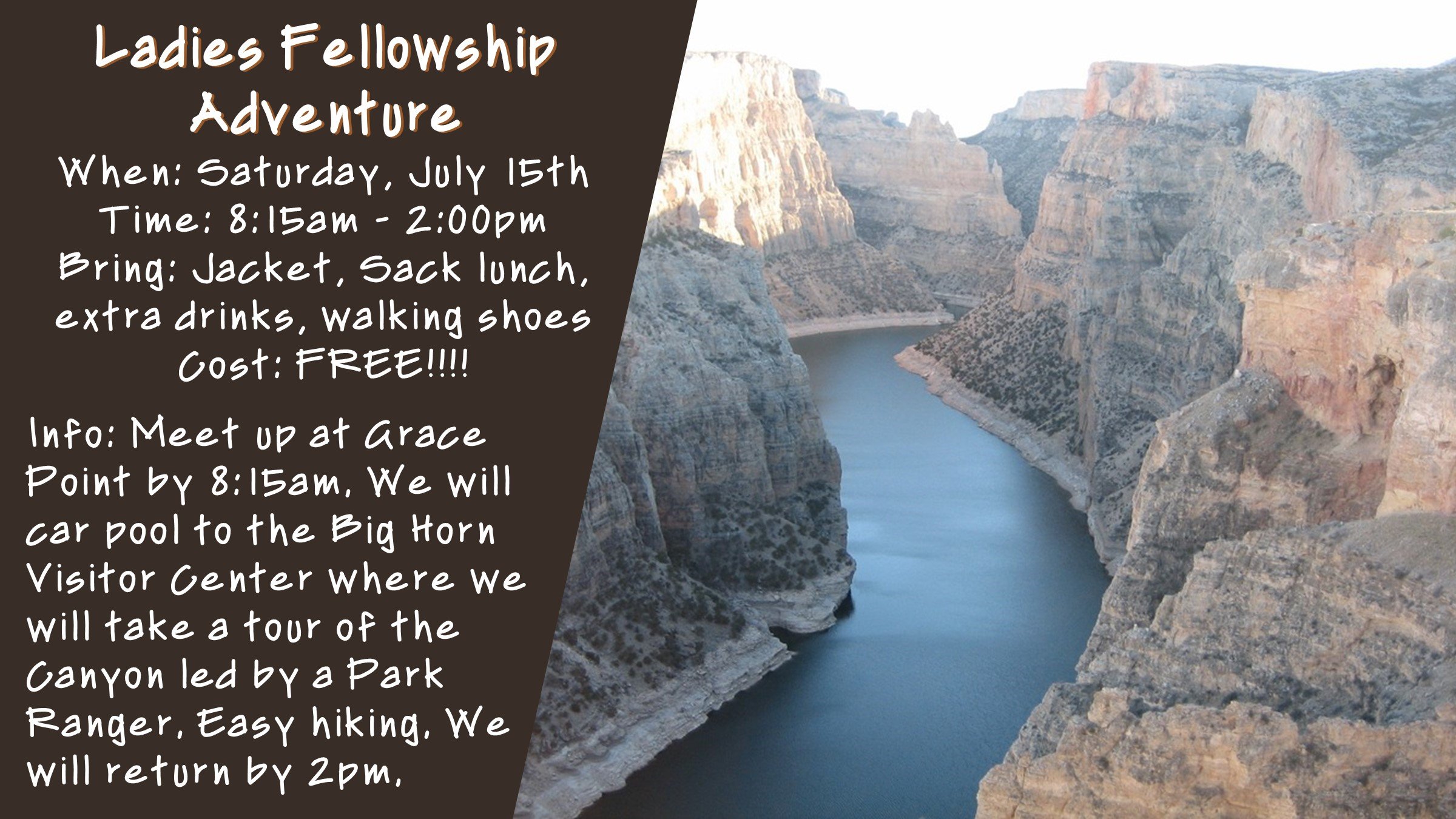 Ladies Fellowship Adventure