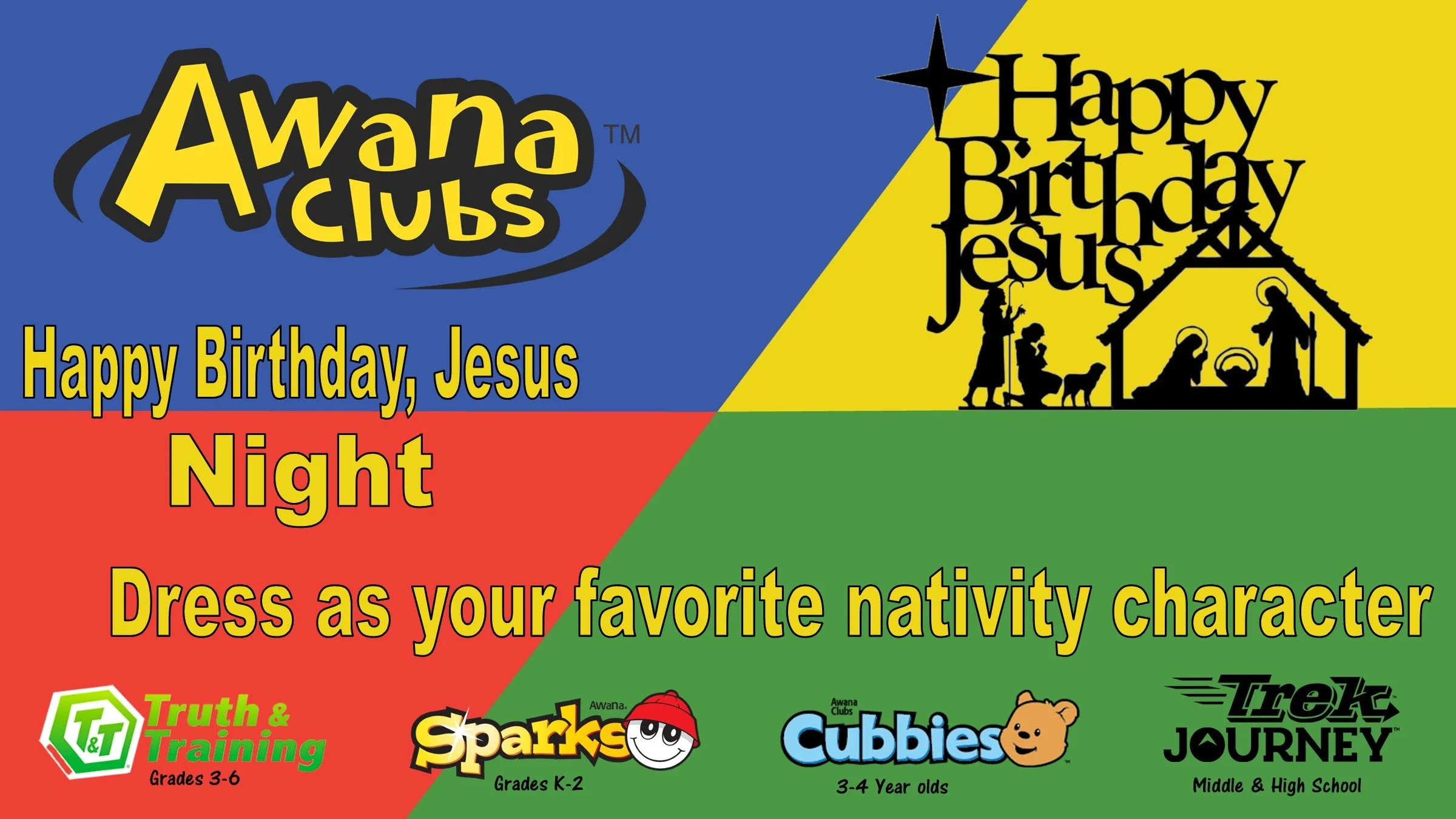 AWANA: Happy Birthday Jesus!