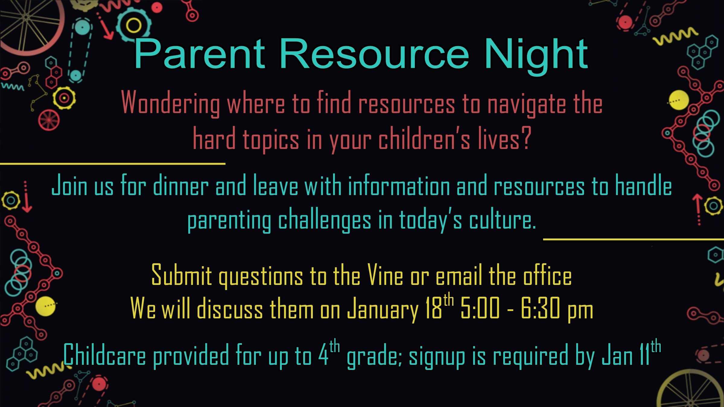 Parent Resource Night