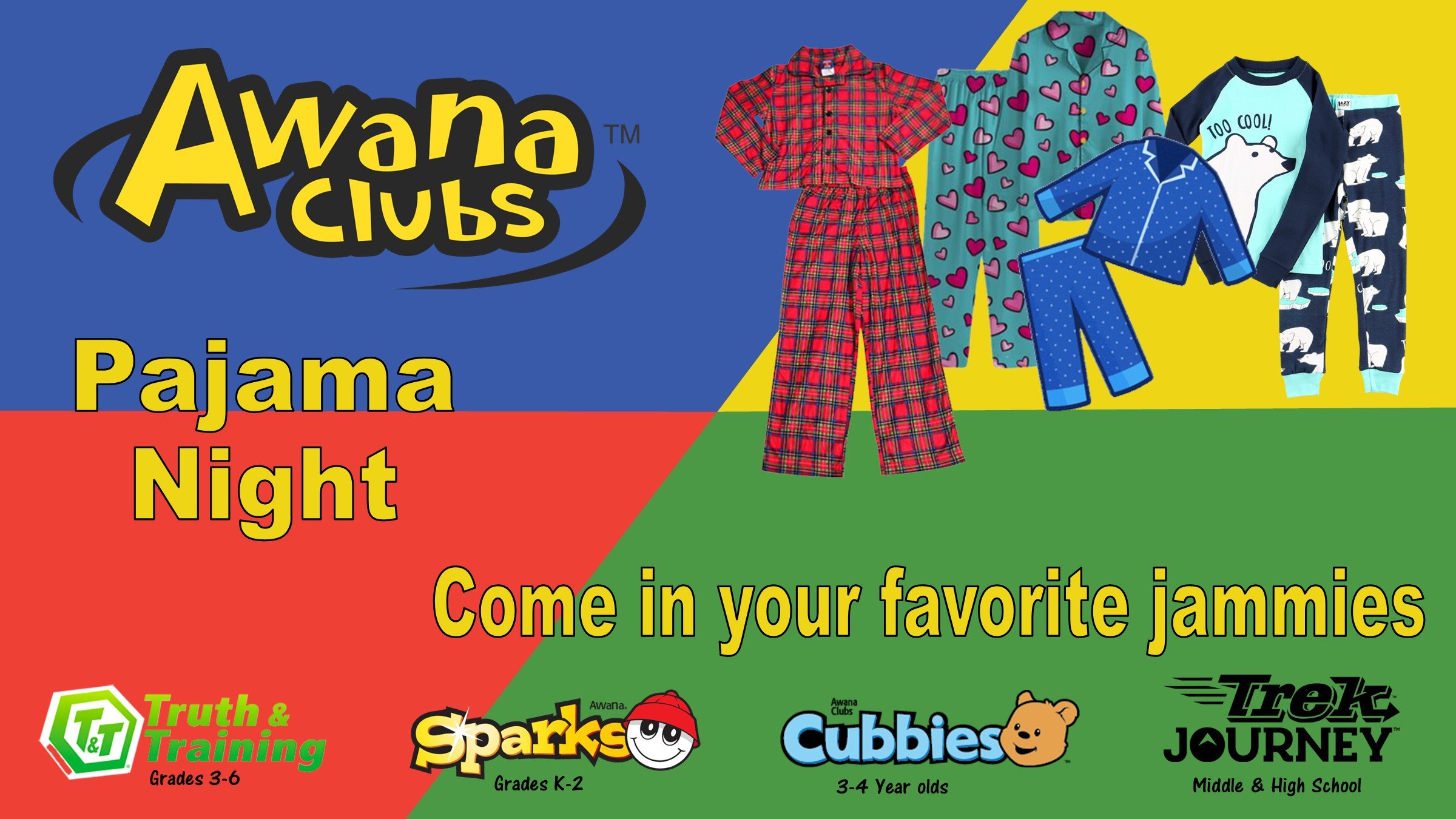 AWANA: PJ Night