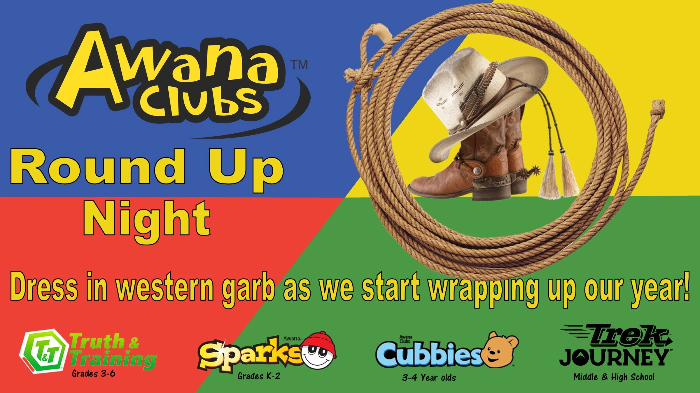 Awana: Round-Up Night & Store