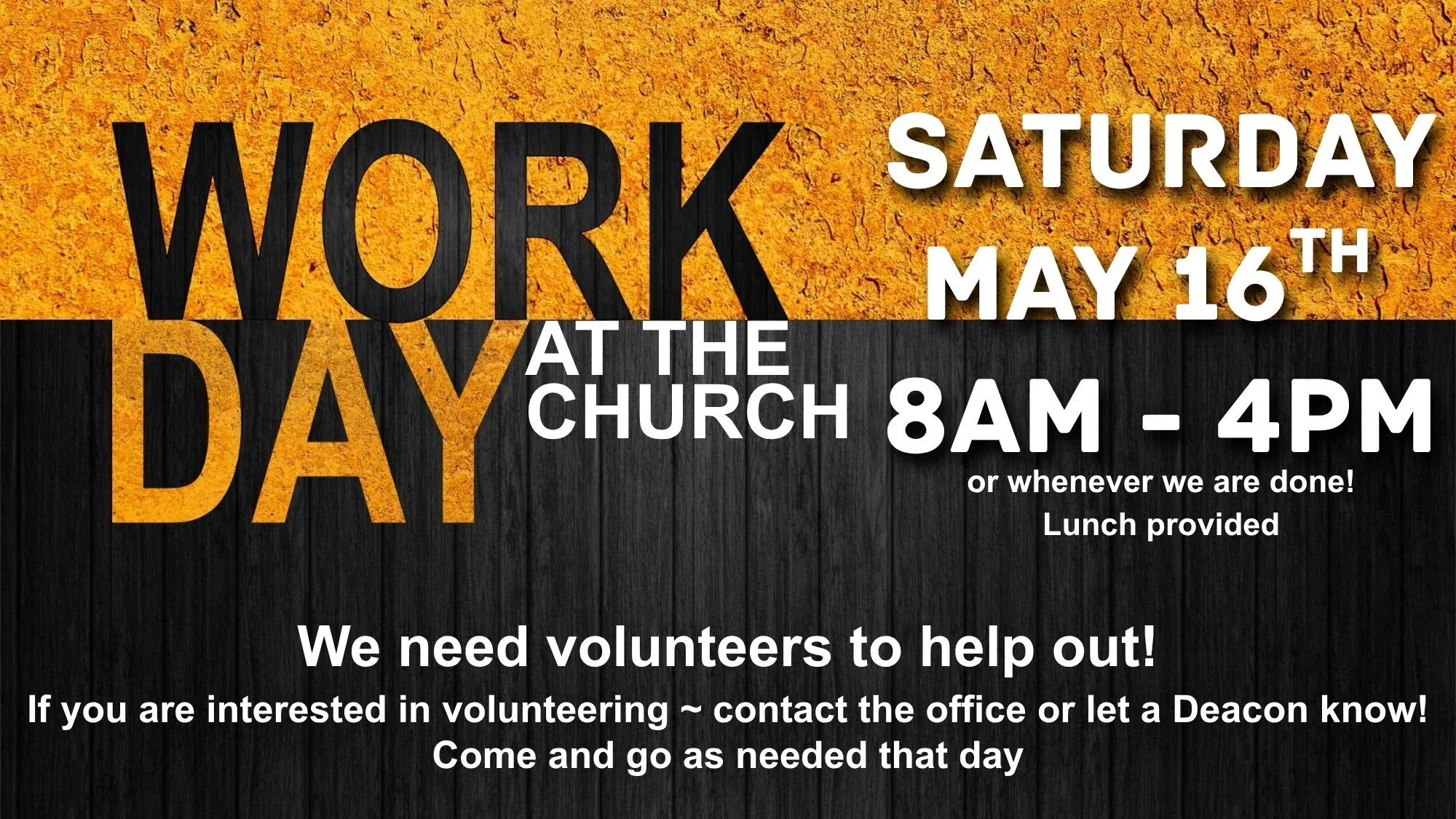 Grace Point Work Day