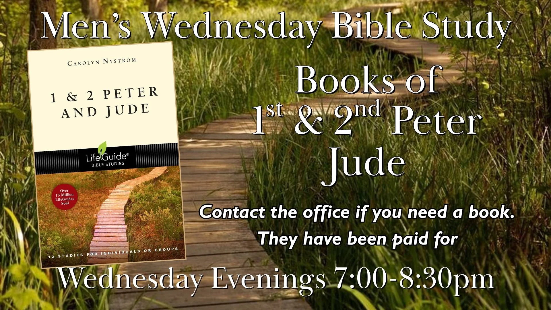 Men's Wednesday Night Study