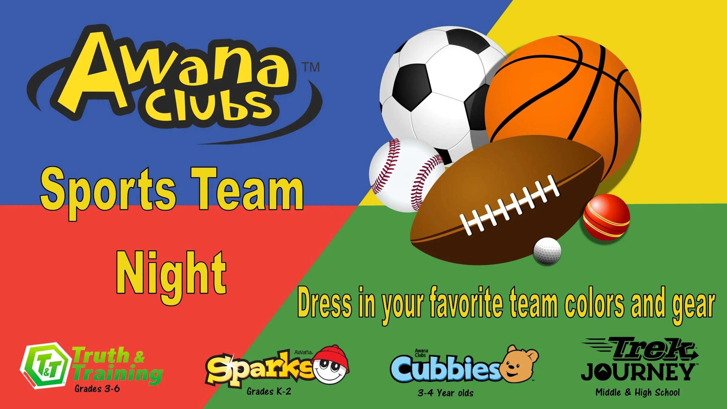 Awana: Sports Team Night